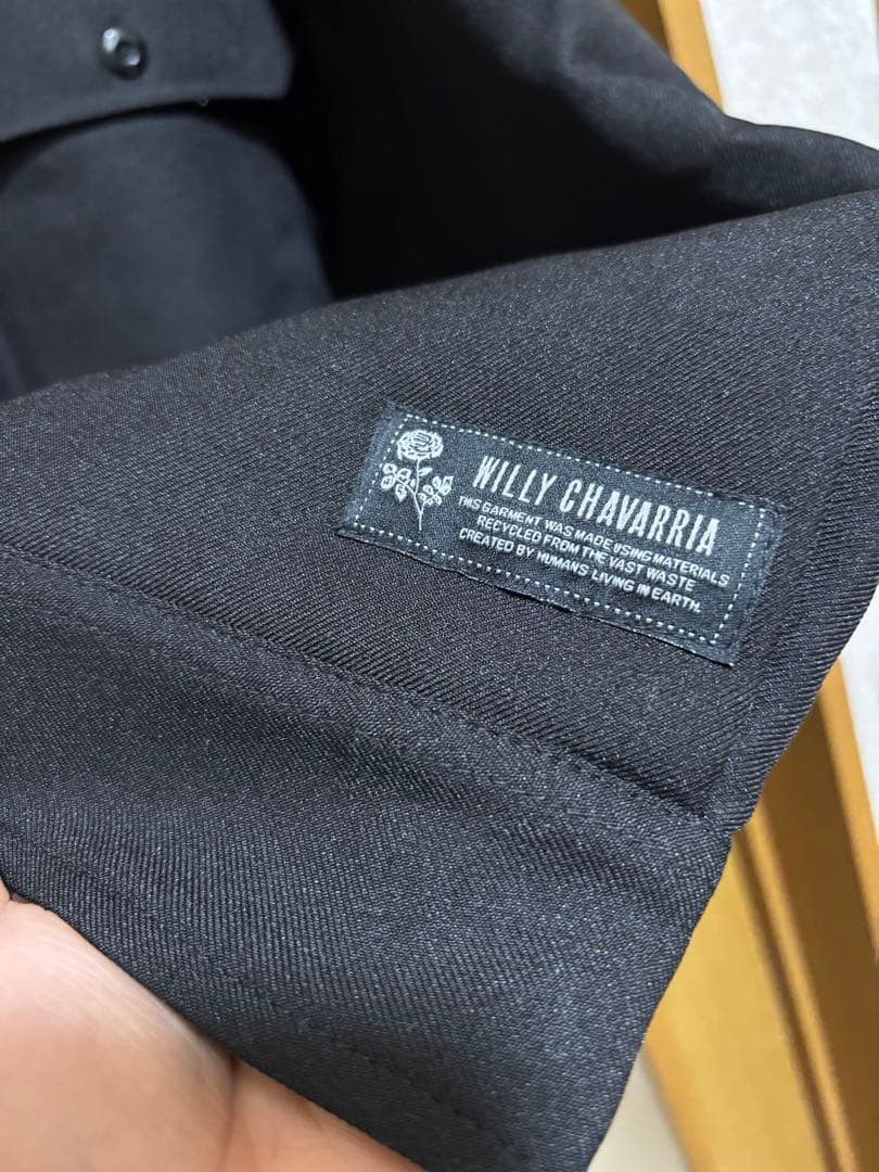 Willy Chavarria WILLY CHAVARRIA CUCKO SHIRT JACKET Black S Size US S / EU 44-46 / 1 - 2 Thumbnail