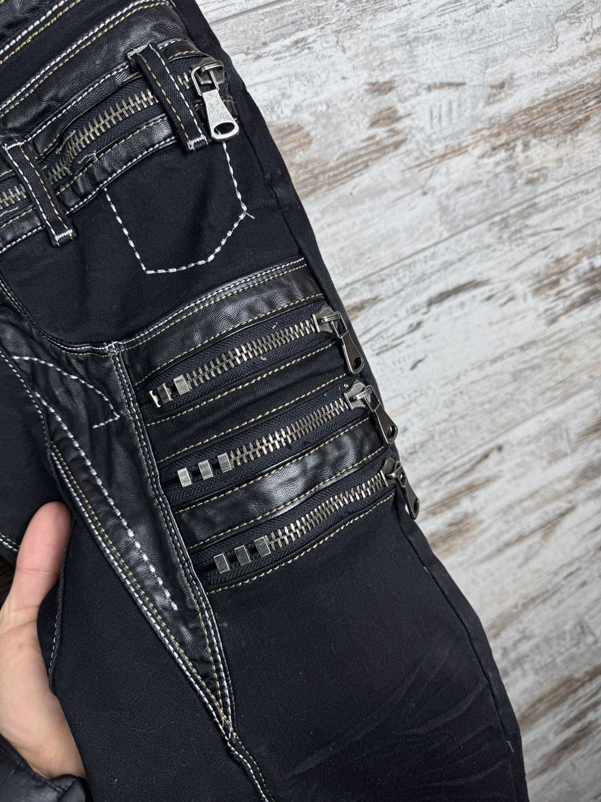 Vintage KOSMO LUPO Herren Jeans Hose Black Denim Japan Style size 38 Size US 38 / EU 54 - 7 Thumbnail