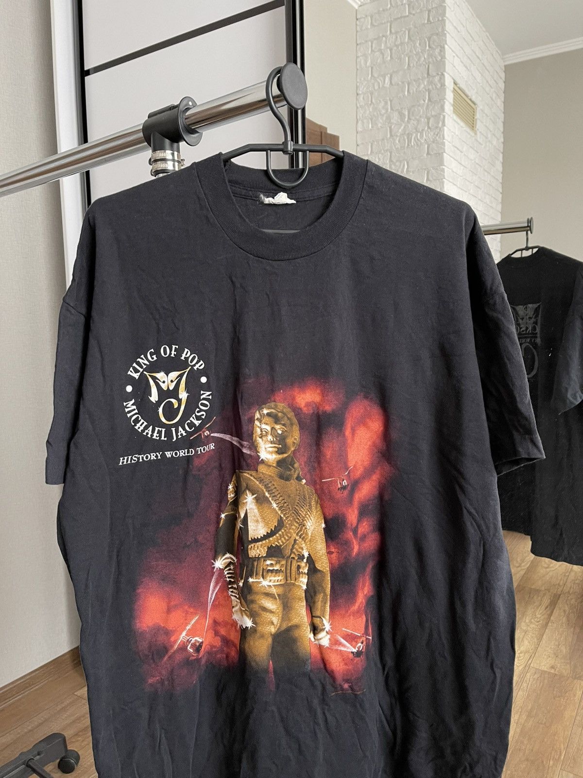 Band Tees 1996 Michael Jackson History World Tour T-Shirt Tee Vintage Size US XL / EU 56 / 4 - 4 Thumbnail
