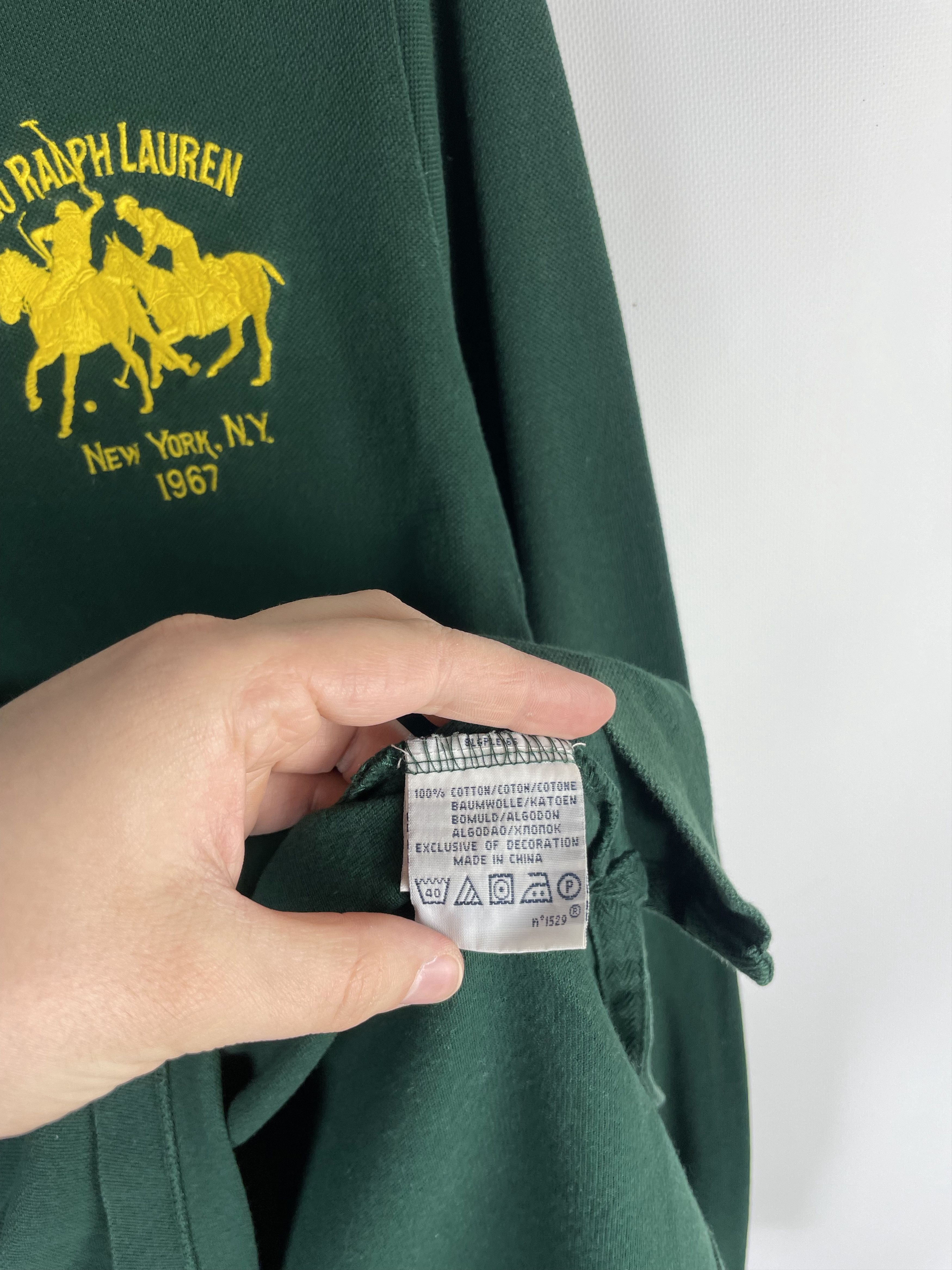 Polo Ralph Lauren Vintage 90s Polo Ralph Lauren Rugby Long Sleeve Shirt Size US M / EU 48-50 / 2 - 8 Thumbnail
