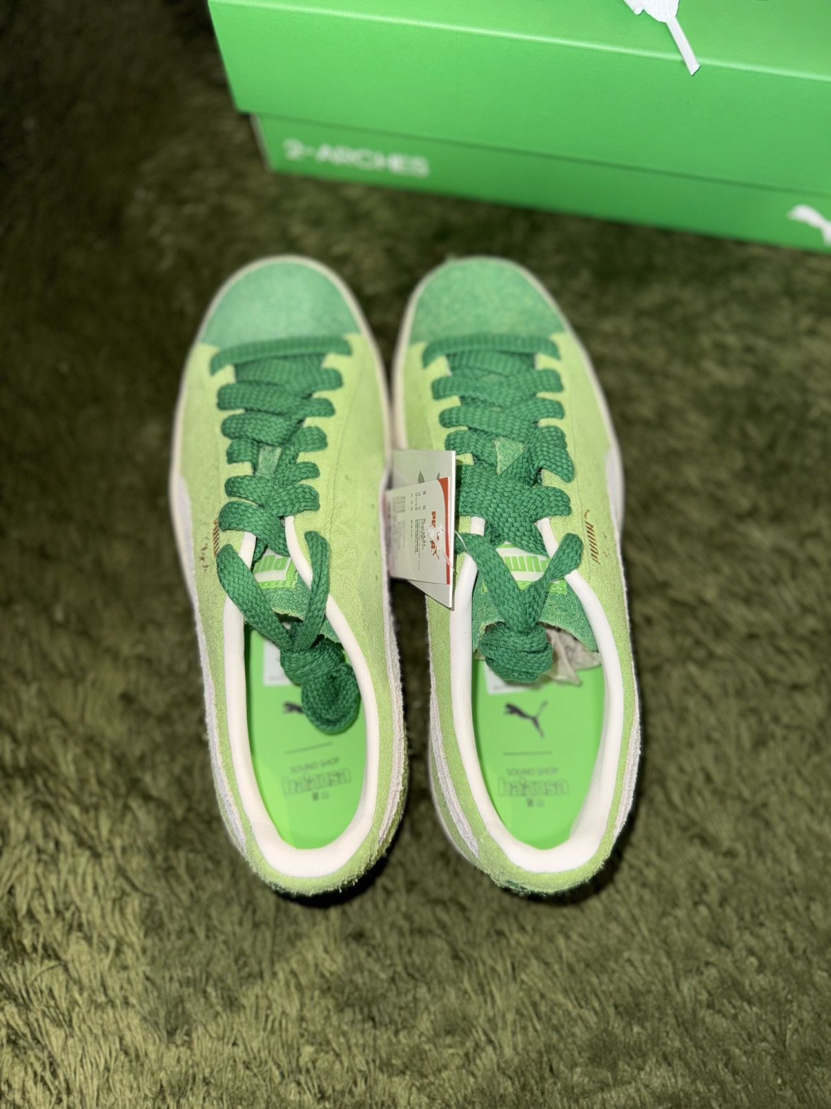 Puma [US 6] Puma x Balansa Clyde Tennis Green Ivory Size US 6 / IT 36 - 3 Thumbnail