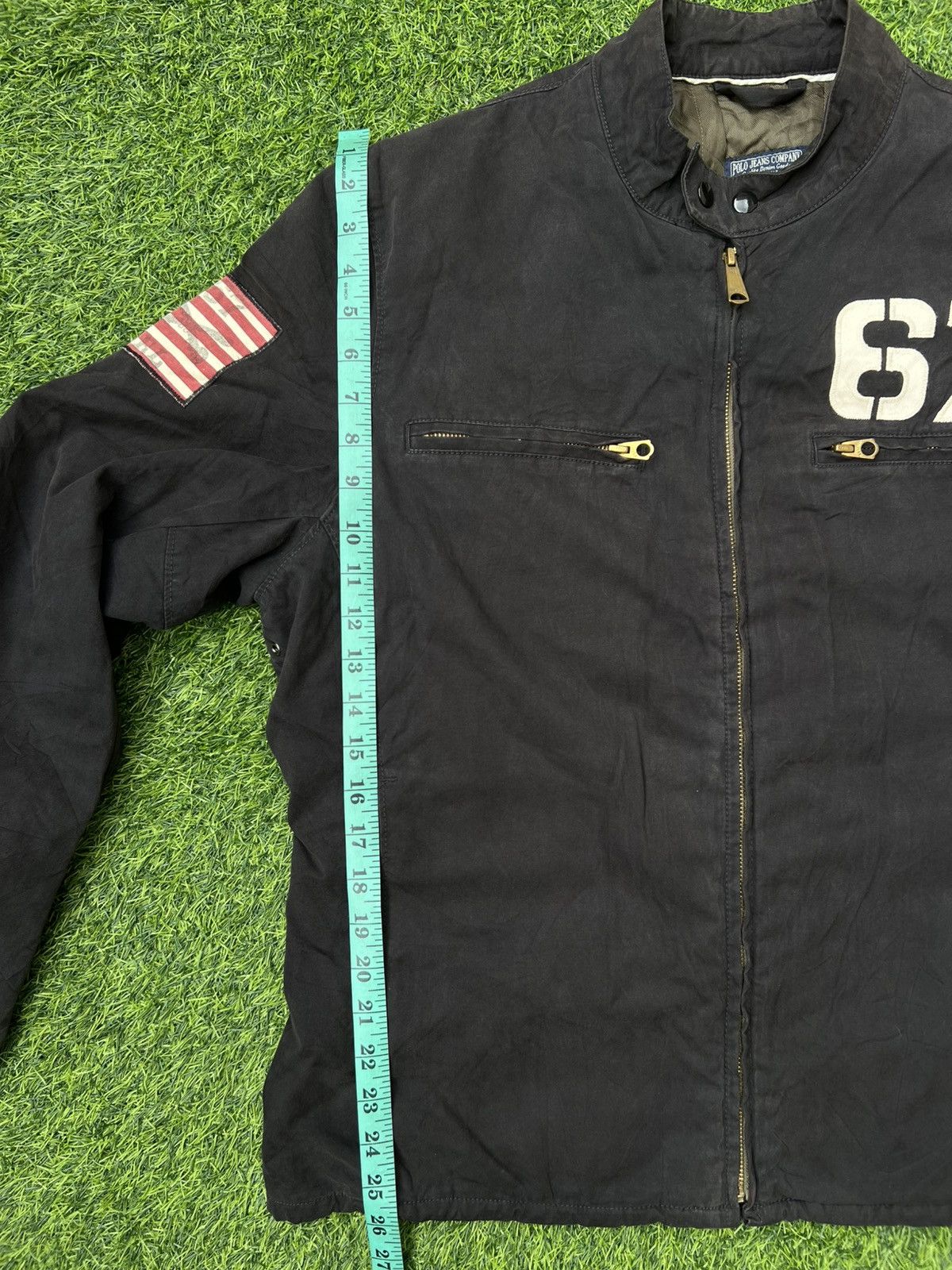 Polo Ralph Lauren Polo Jeans Co. Ralph Lauren "67" Patched Moto Jacket -XL Size US XL / EU 56 / 4 - 20 Thumbnail