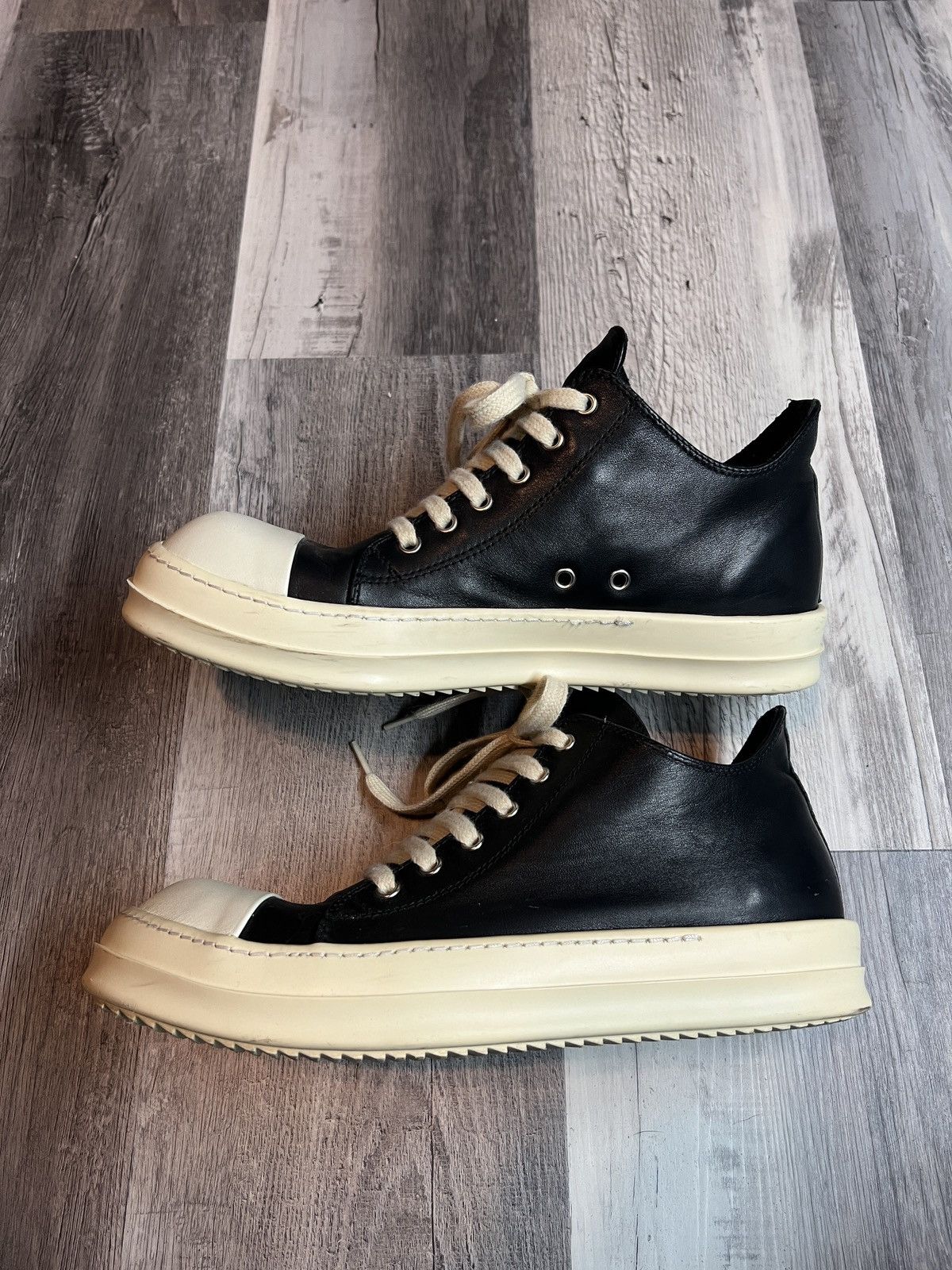 Rick Owens Mainline Leather Low Top