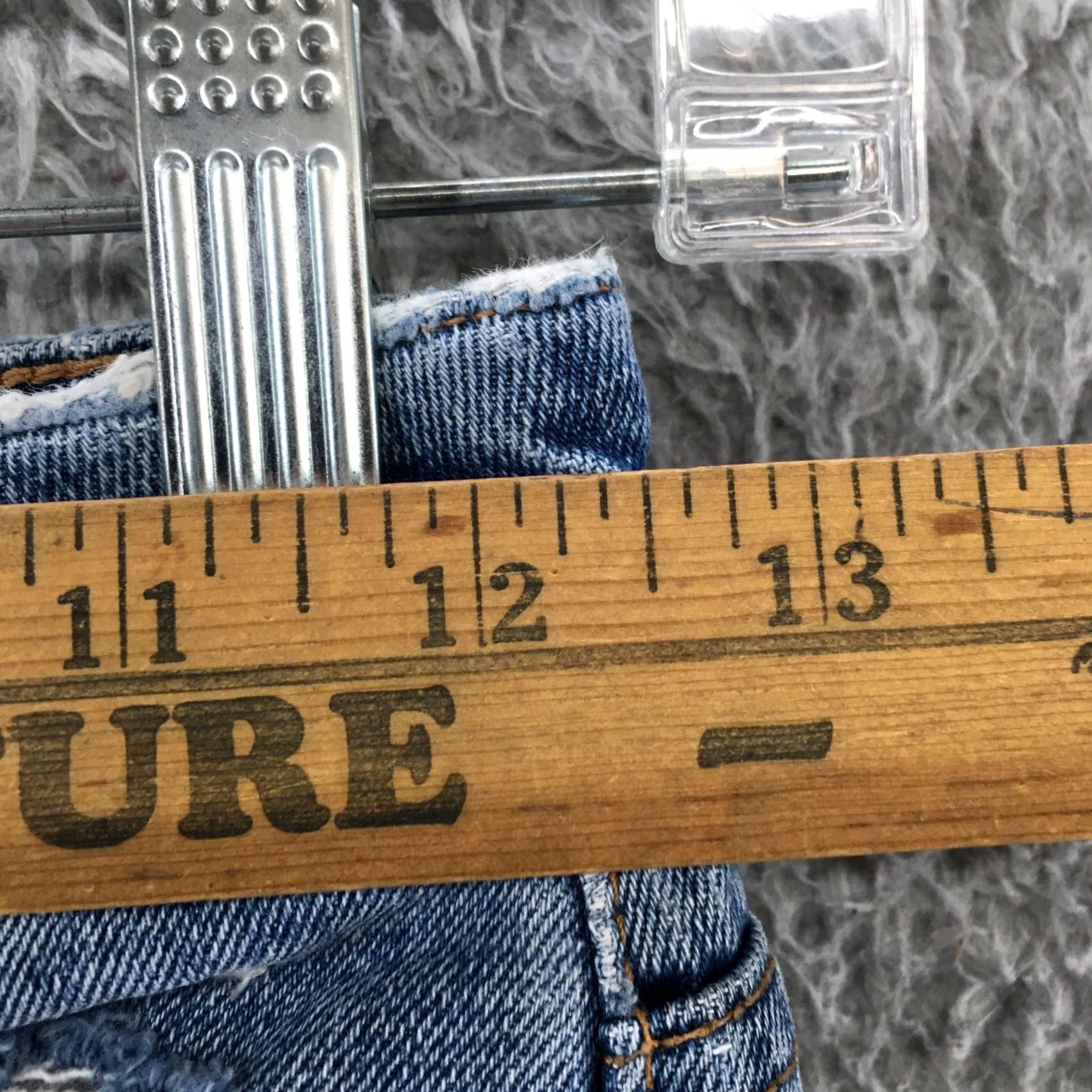 Abercrombie & Fitch Abercrombie & Fitch The Skinny Jeans Womens 23/000R Blue Denim Denim Jeans Slim Regular 5-Pocket Distressed Stretch Womens Size 40" / US 18 - 7 Thumbnail