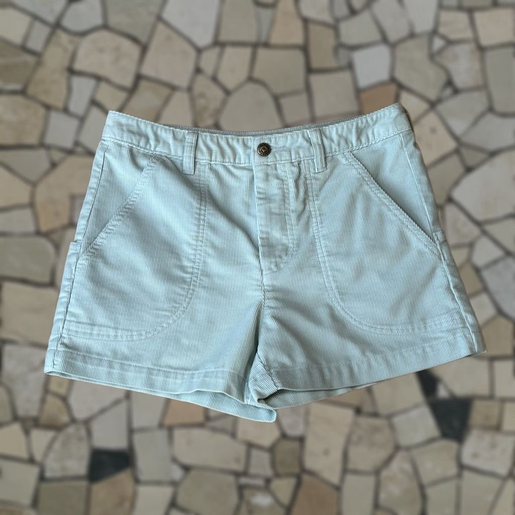 Patagonia Patagonia Cord Stand Up Shorts Light Blue 3” Inseam Women 6 Medium Regular Rise 11 Vintage No Size 28" / US 6 / IT 42 - 1 Thumbnail