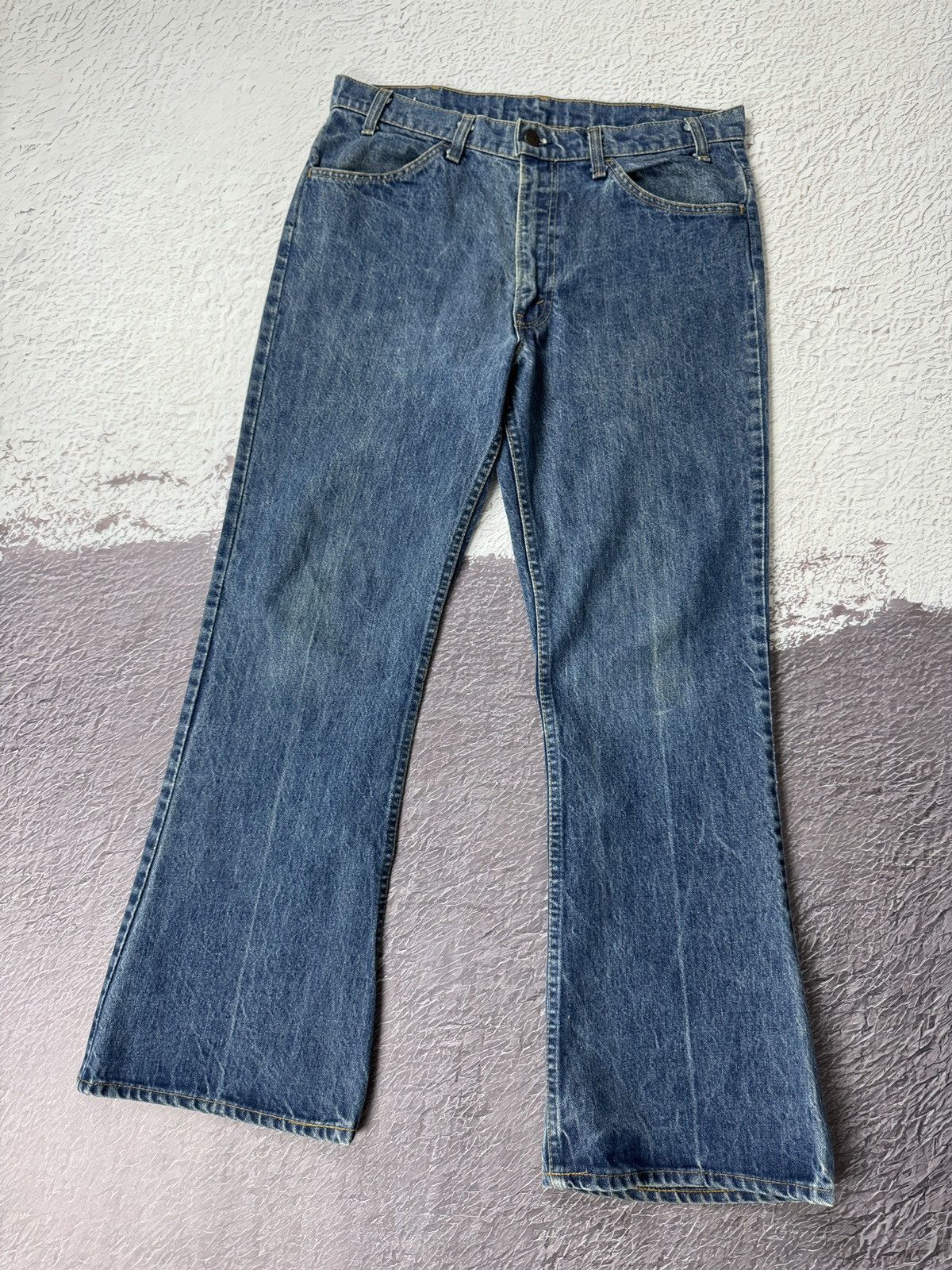 Levi's Levi’s vintage 90s blue faded orange tab flared jeans Size US 36 / EU 52 - 3 Thumbnail
