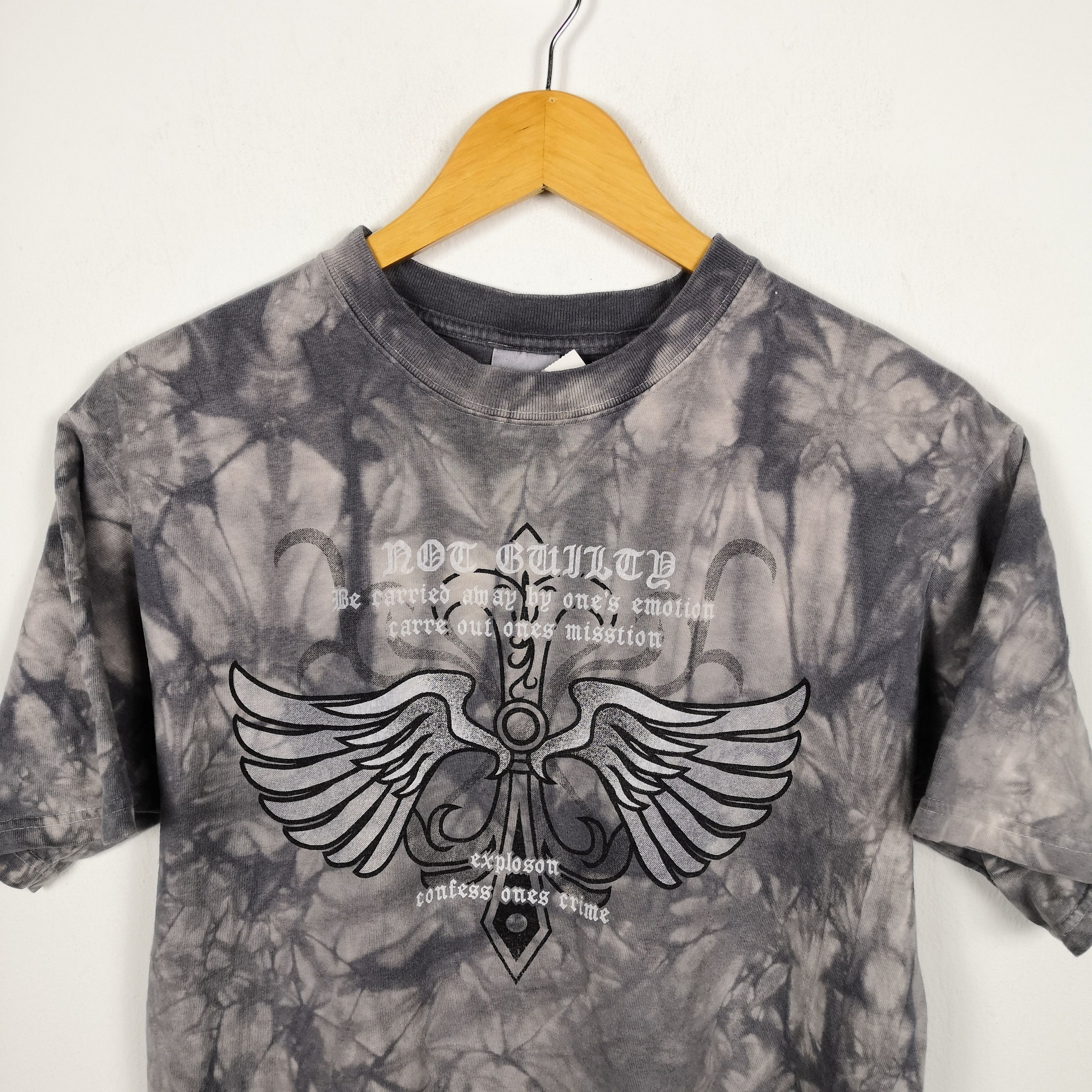 Vintage Vintage Cross with Wings Tie Dye T-Shirt Crewneck Tees Size US M / EU 48-50 / 2 - 3 Thumbnail