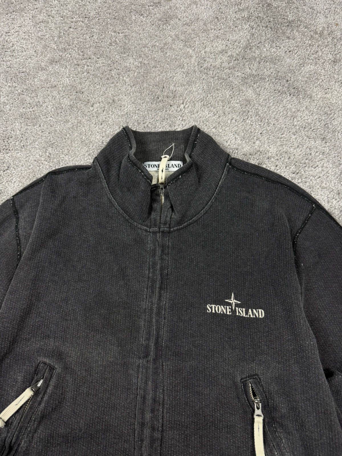 Stone Island Vintage 90s Stone Island zip sweatshirt jumper Size US L / EU 52-54 / 3 - 4 Thumbnail