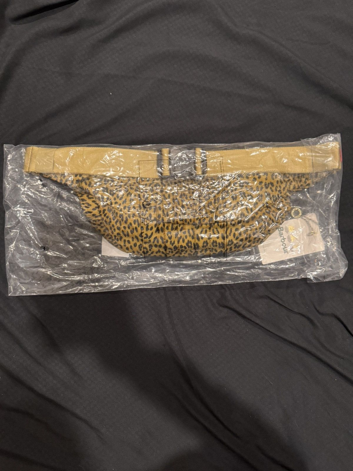 Supreme Supreme Barbour Waxed Cotton Waist Bag Leopard Color-way Size ONE SIZE - 2 Thumbnail