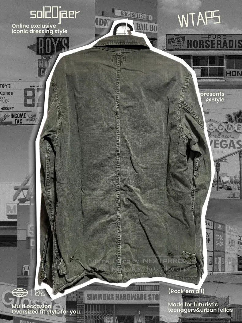 Wtaps Wtaps Wash and wax four bag shirts Size US M / EU 48-50 / 2 - 3 Thumbnail