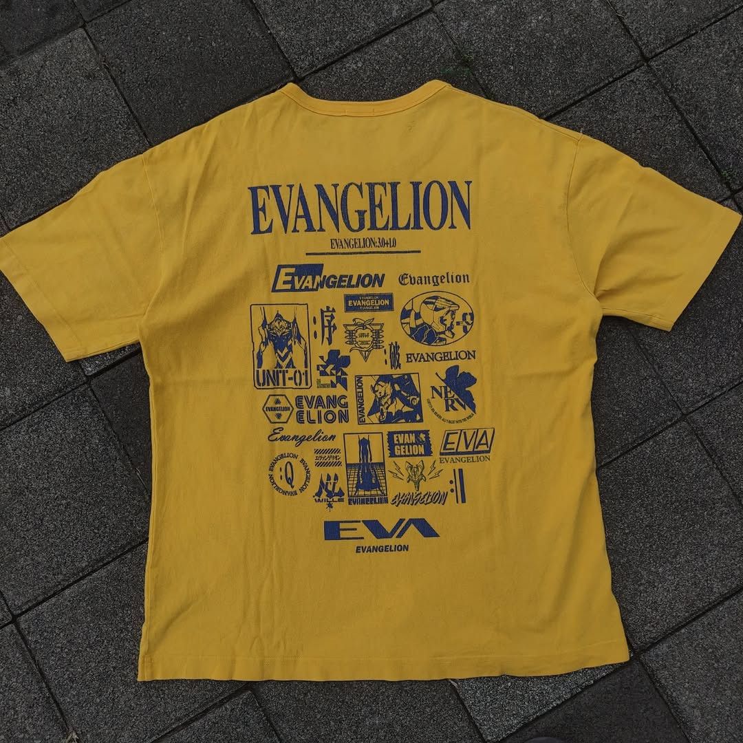 Anime Vintage Neon Genesis Evangelion Rare Tshirt Size US L / EU 52-54 / 3 - 1 Thumbnail