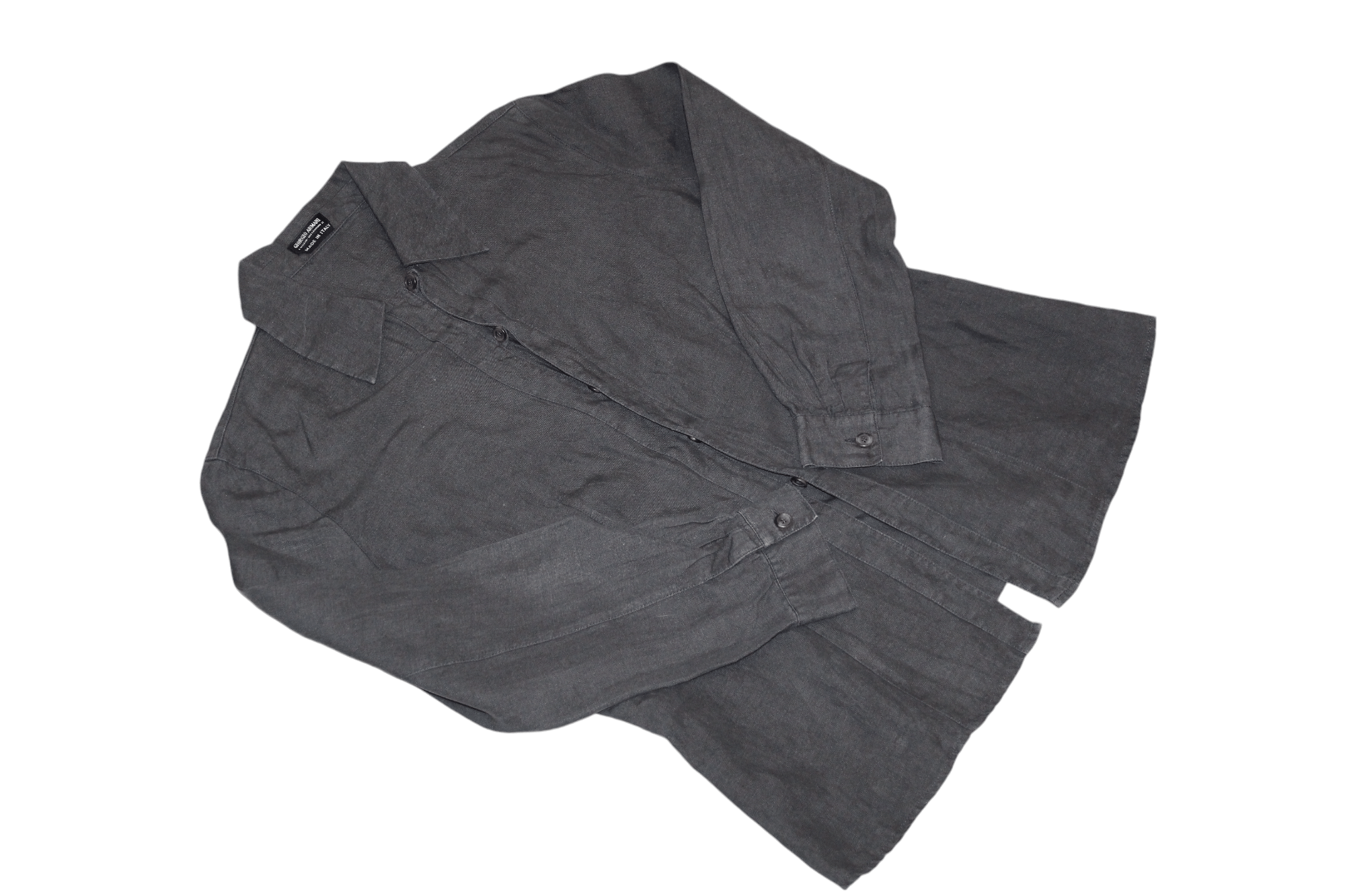 Giorgio Armani Giorgio Armani A Milano Borgonuovo 21 washed linen shirt Size M / US 6-8 / IT 42-44 - 5 Thumbnail