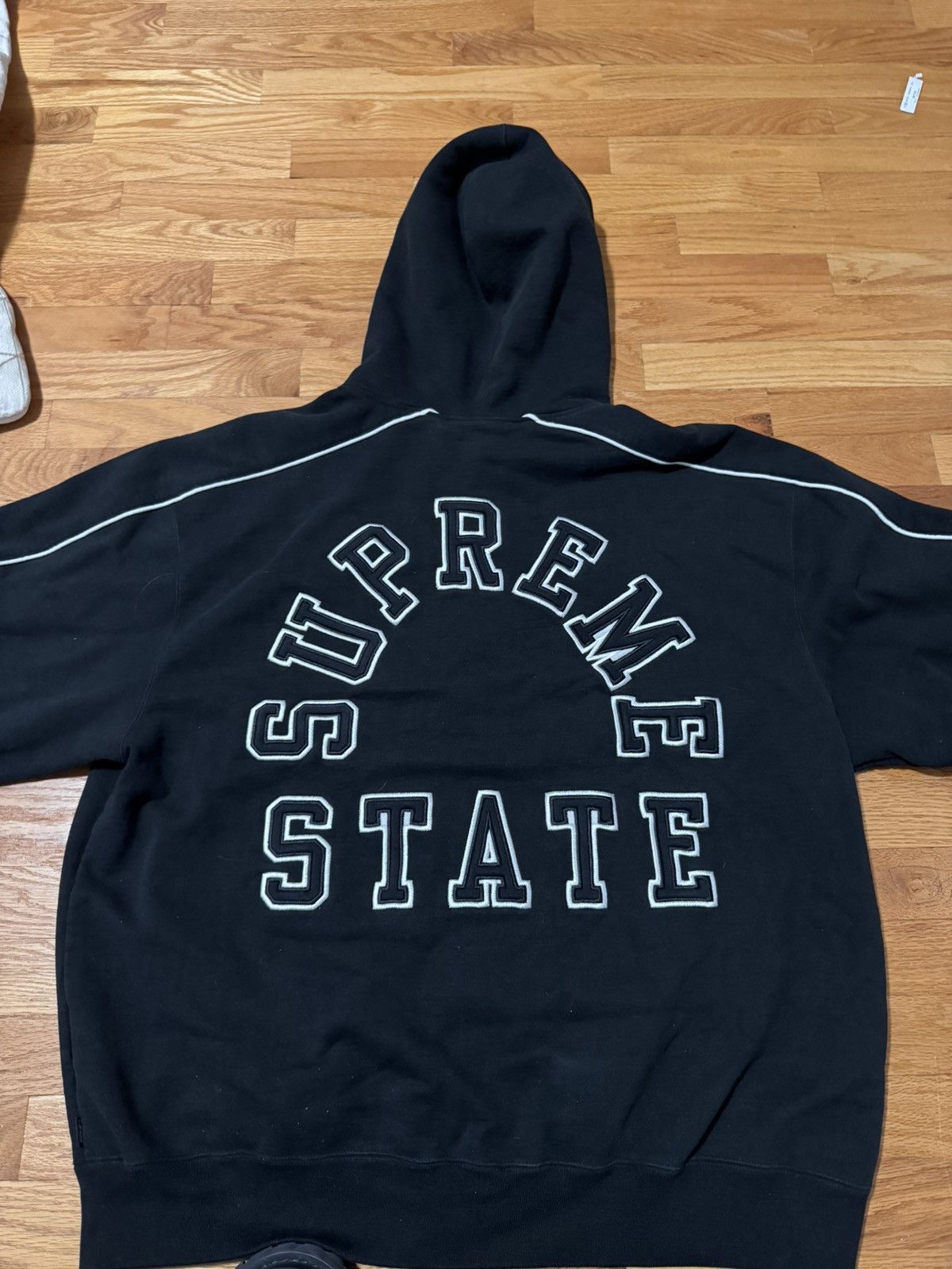Supreme Supreme state zip up hoodie | Grailed
