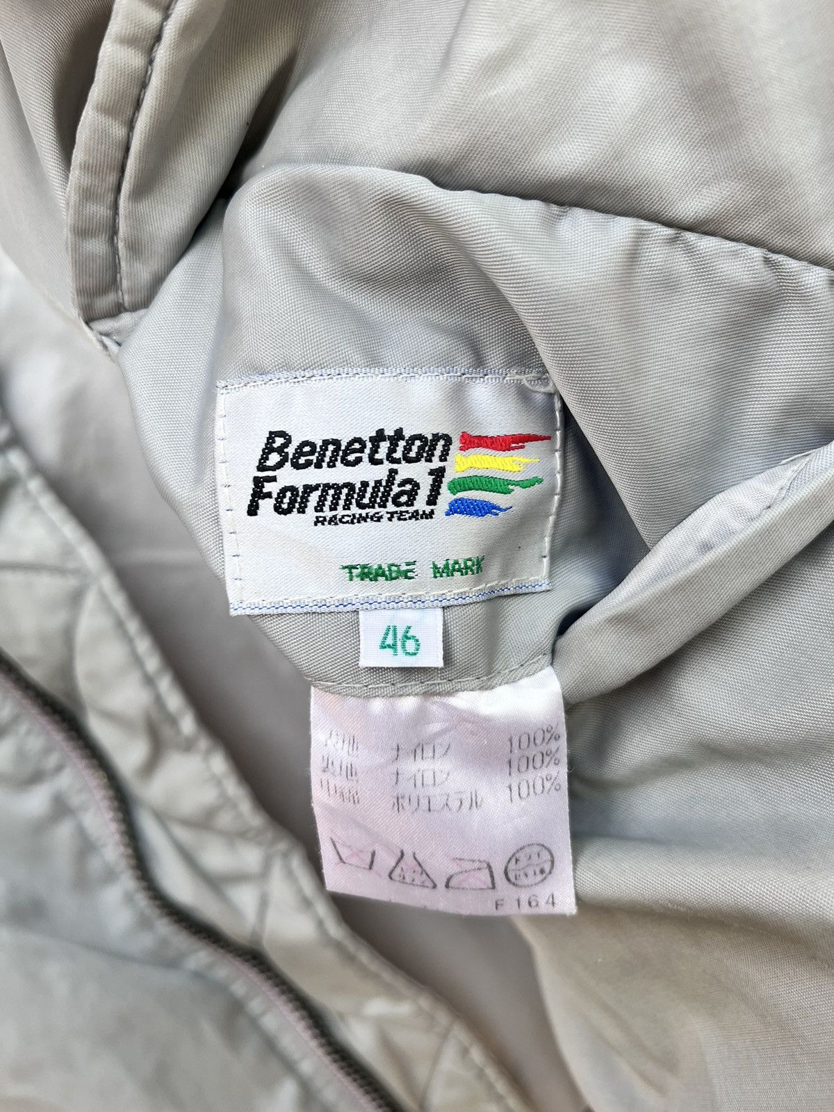 Formula 1 Vintage Benetton Formula One Racing Team Bomber Jacket Size US L / EU 52-54 / 3 - 13 Thumbnail