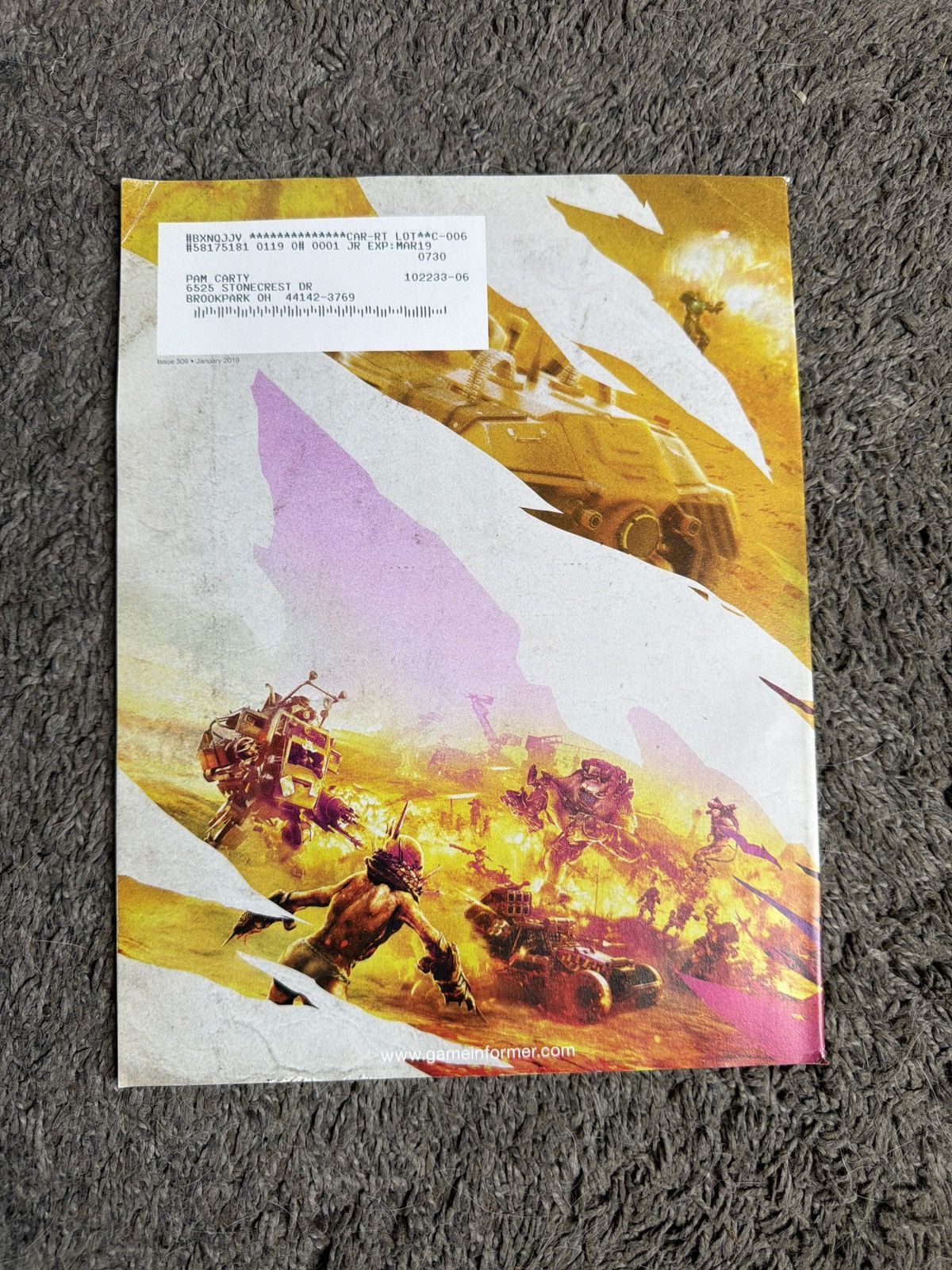 Hypebeast 2019 Game Informer Volume XXIX Number 1 Issue 309 Size ONE SIZE - 2 Thumbnail