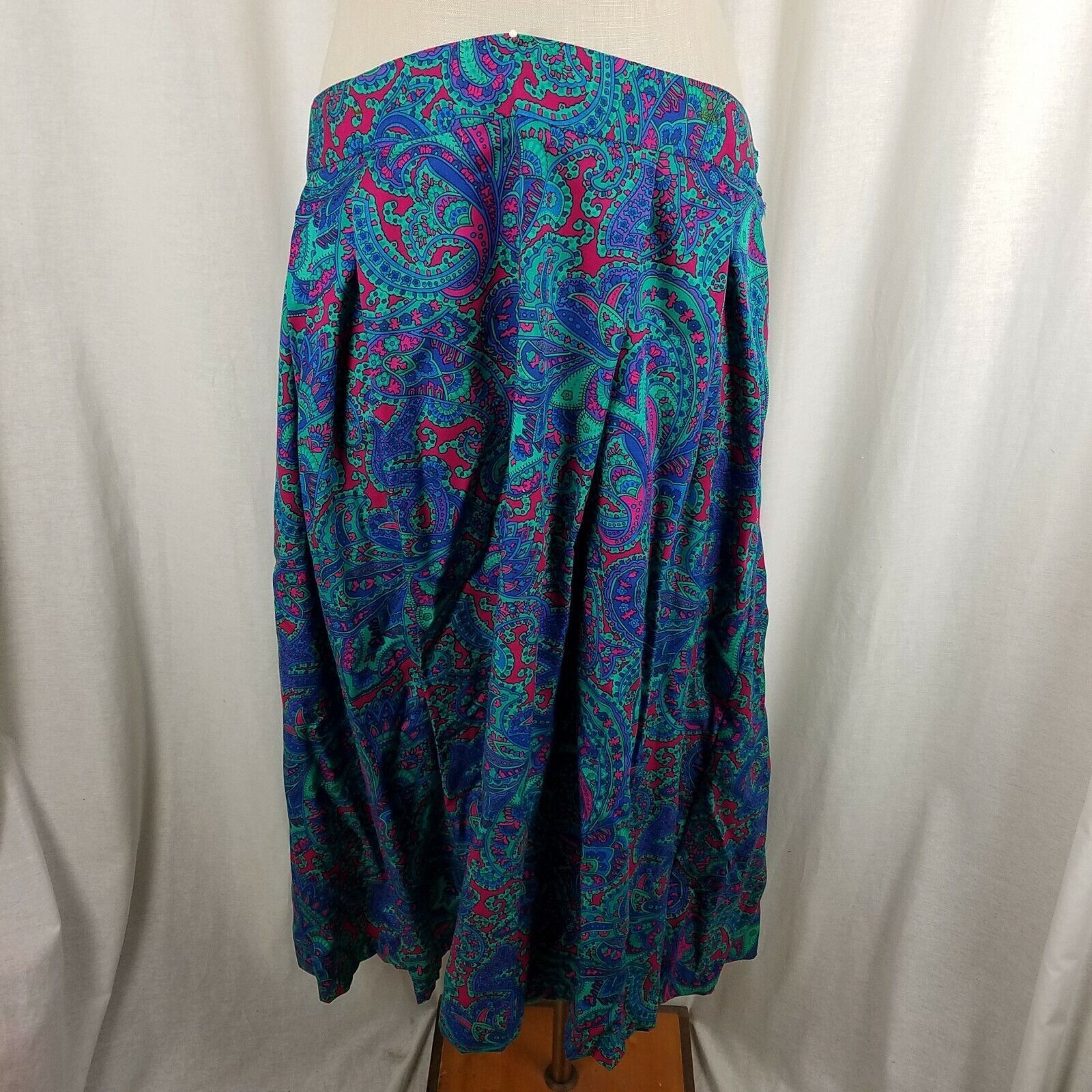 Vintage David Brooks Country Store Paisley Quilted Jacket Skirt Suit Size XXL / US 16-18 / IT 52-54 - 4 Thumbnail