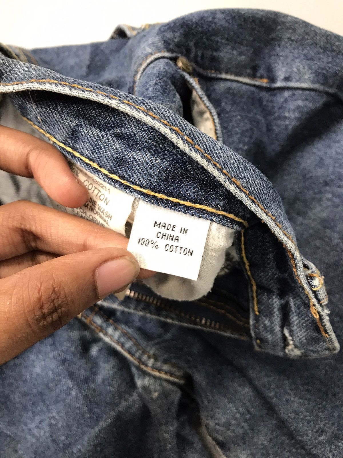 Japanese Brand Vintage Japanese brand seagull embroidered denim Size US 30 / EU 46 - 8 Thumbnail