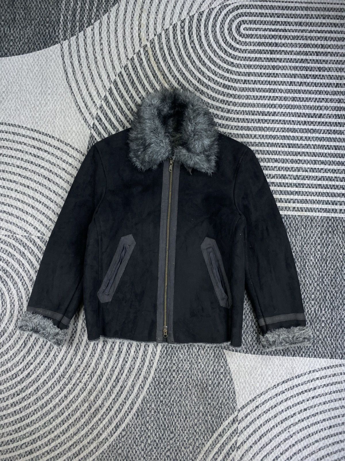 Comme Ca Ism Vintage Comme Ca Ism Faux Fur Collar Jacket Size US M / EU 48-50 / 2 - 1 Thumbnail
