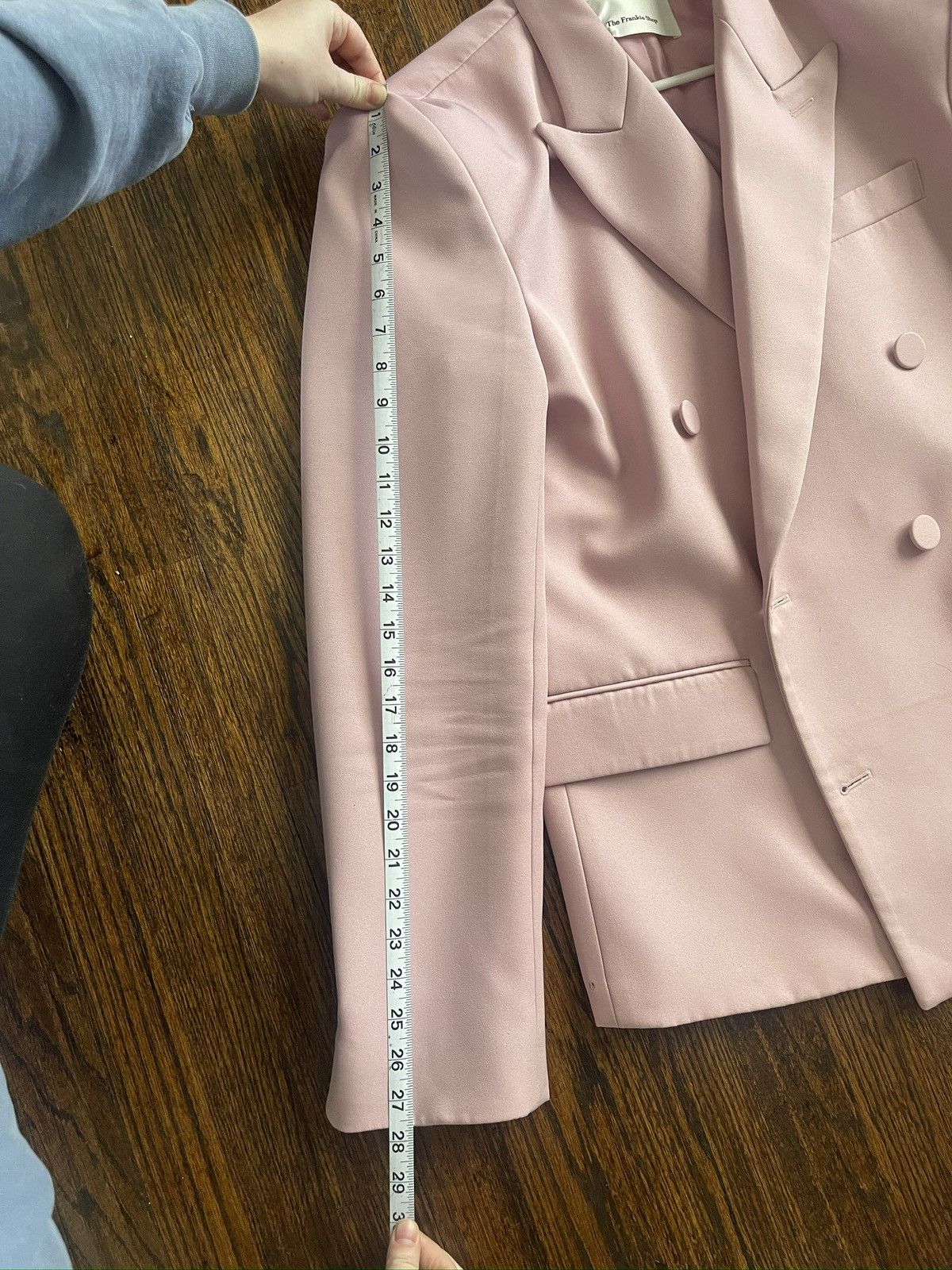 Other The Frankie Shop Men’s Pink Double Breasted Blazer Size 42R - 18 Thumbnail