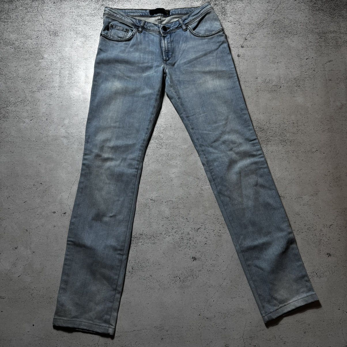 Roberto Cavalli vintage just cavalli flared light blue jeans roberto cavalli Size 27" / US 4 / IT 40 - 8 Thumbnail