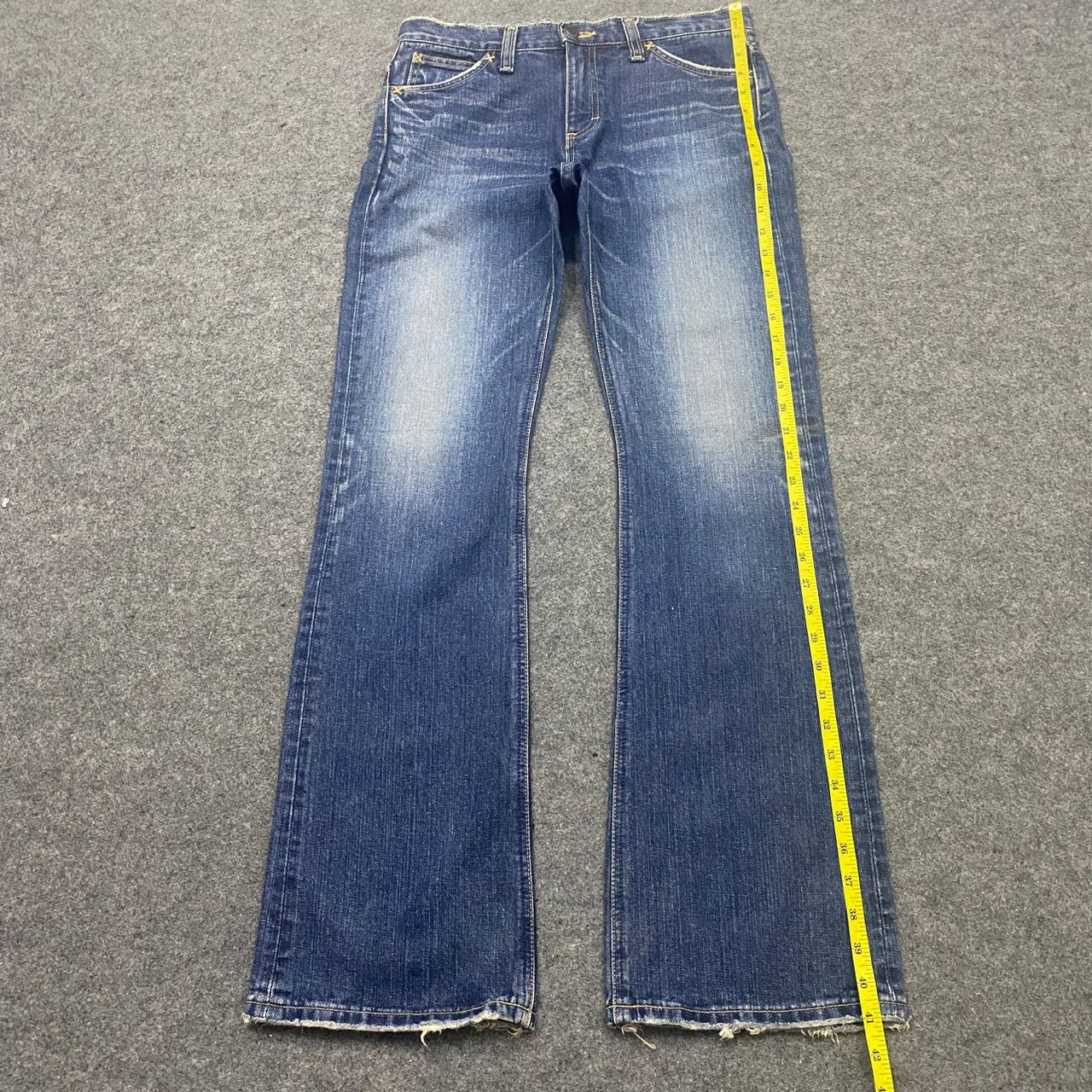 If Six Was Nine 💥Flare💥Vintage Lee Riders Lady Denim Size 32" / US 10 / IT 46 - 3 Thumbnail