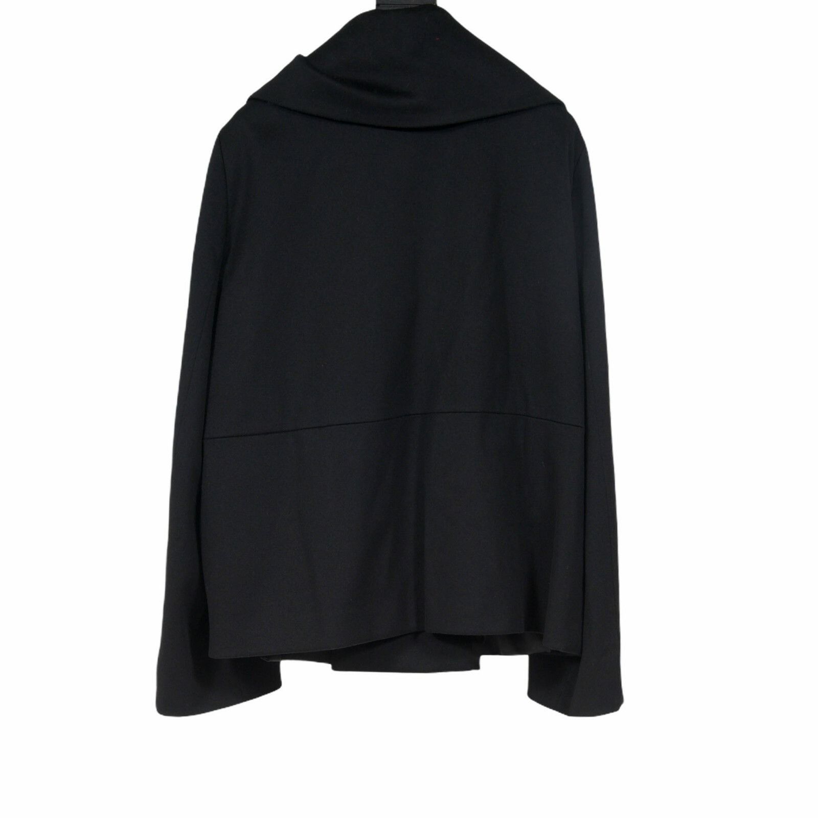 Armani Collezioni Women Jacket Black Virgin Wool Size XL / US 12-14 / IT 48-50 - 2 Thumbnail