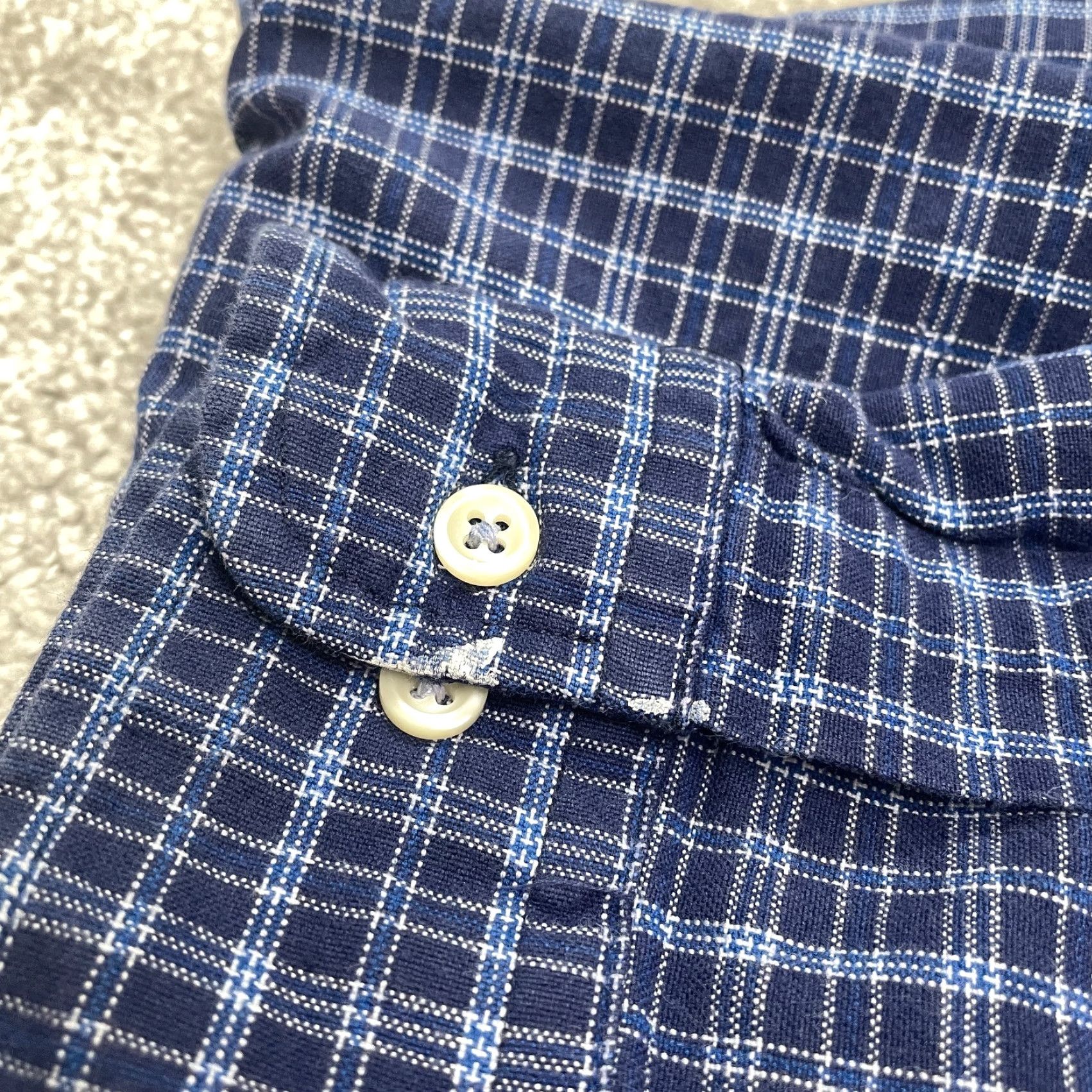 Polo Ralph Lauren VINTAGE Polo Ralph Lauren Halpern Button-Down Shirt Mens Large Blue Plaid Cotton Classic Casual Size US XS / EU 42 / 0 - 4 Thumbnail