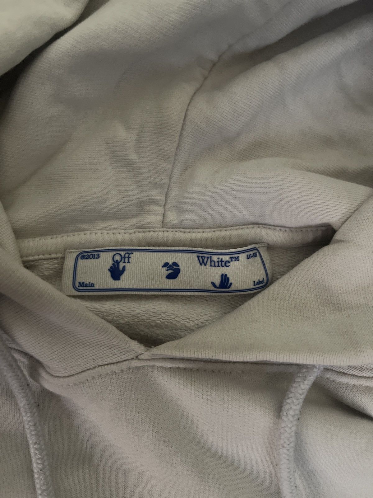 Off-White × Virgil Abloh White off white hoodie Size US M / EU 48-50 / 2 - 5 Thumbnail