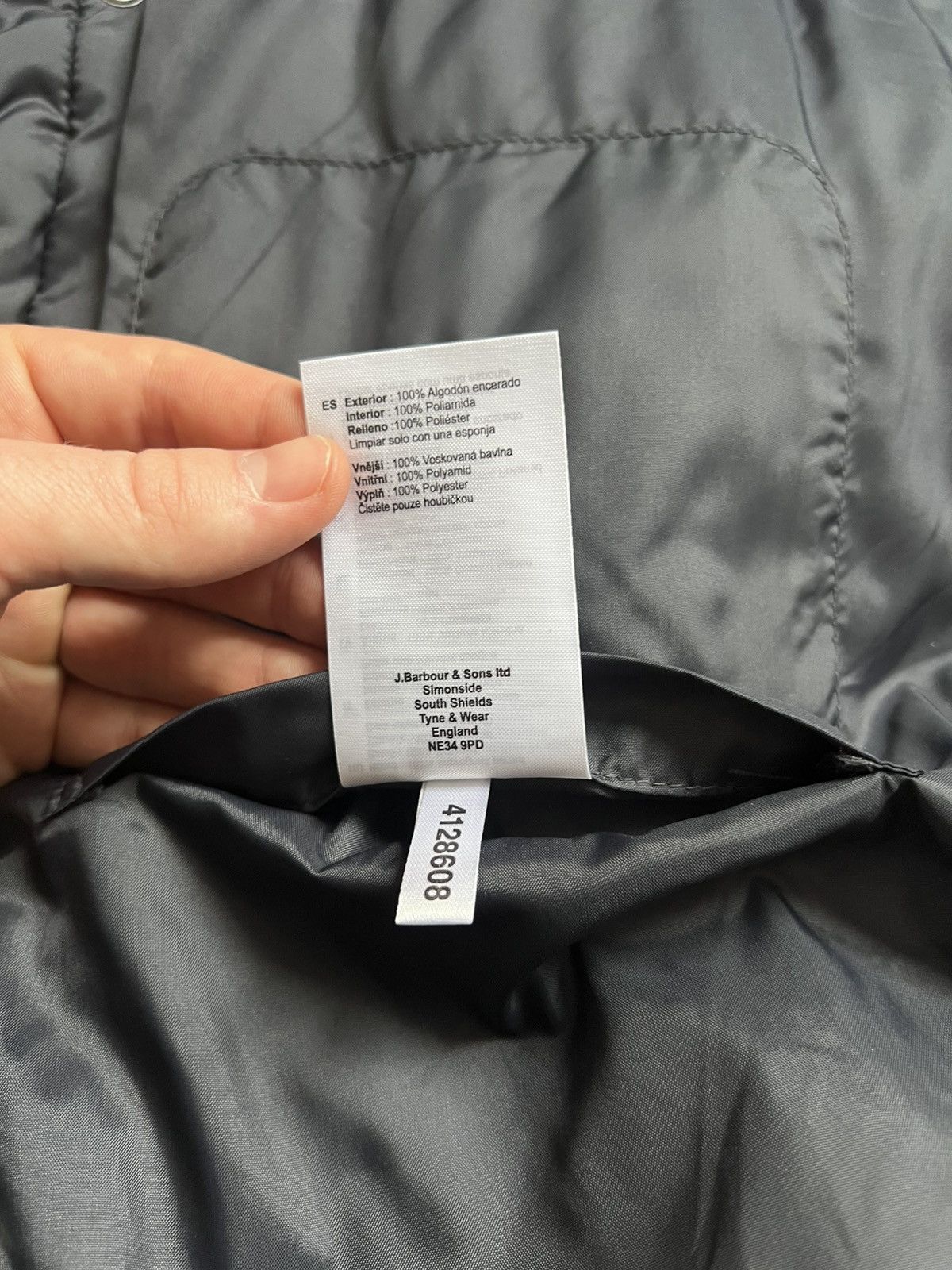 Barbour Barbour Wax Snow Spot Baffle Puffer Waxed Jacket Size L / US 10 / IT 46 - 18 Thumbnail