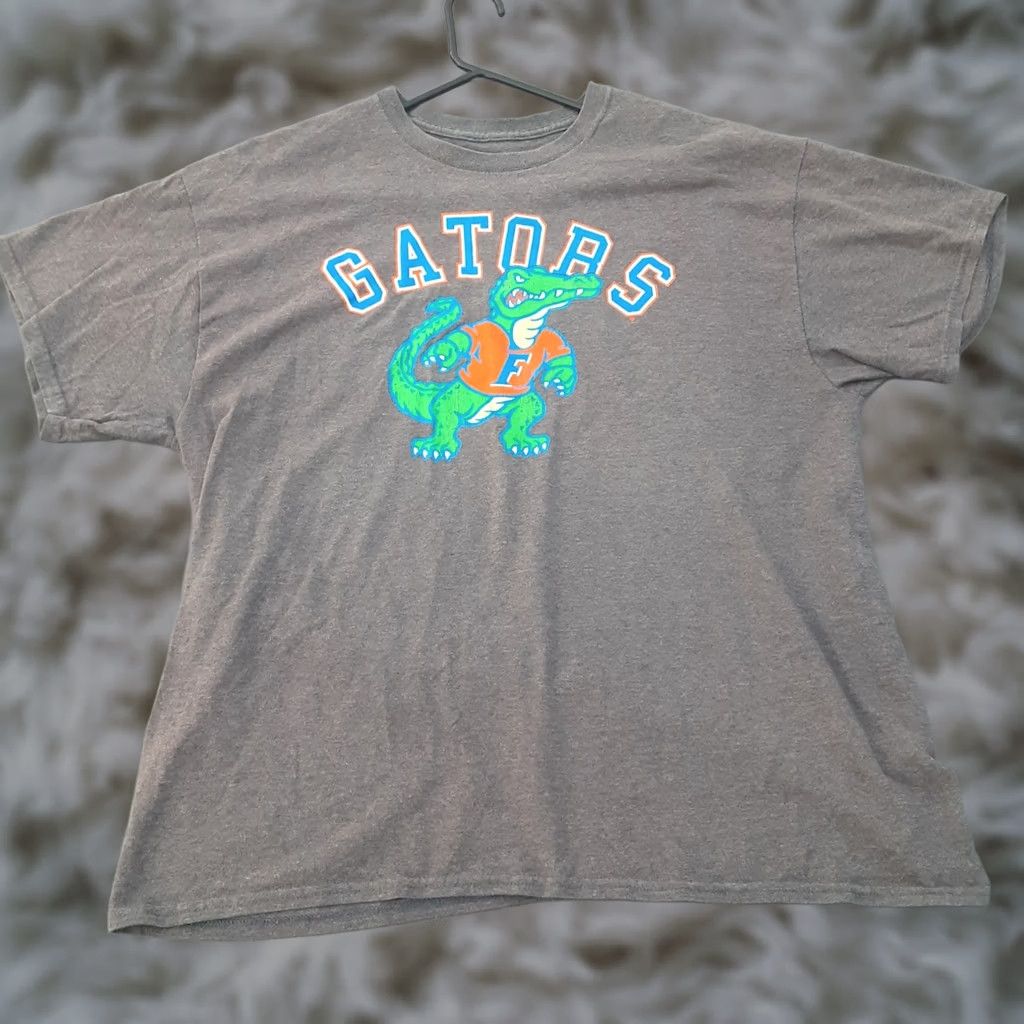 Vintage Florida Gators Mens XL Graphic T Shirt Short Sleeve Elite Fan Gray NCAA Tee Size US XL / EU 56 / 4 - 1 Thumbnail