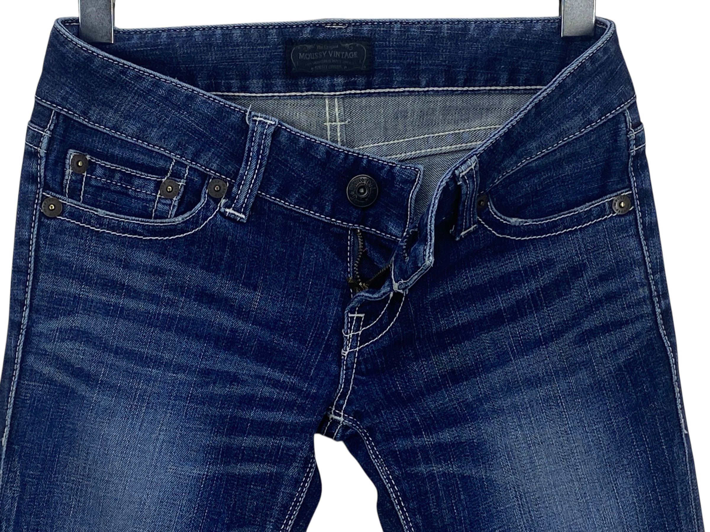 Japanese Brand Y2K Skinny Jeans Low Rise Jeans Size 23" - 8 Thumbnail