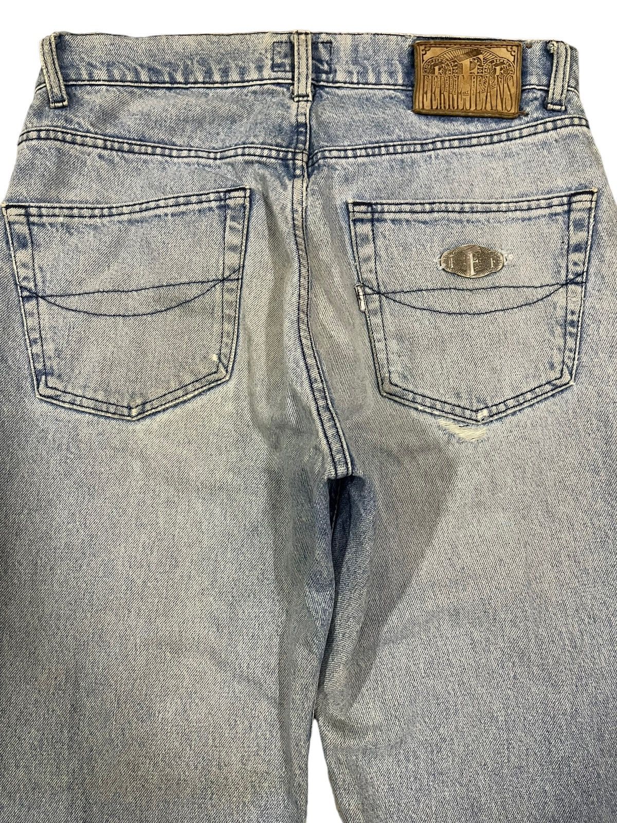 Ferre Vintage Made in Italy Ferre Jeans Blue Wash Baggy Jeans Size US 32 / EU 48 - 4 Thumbnail