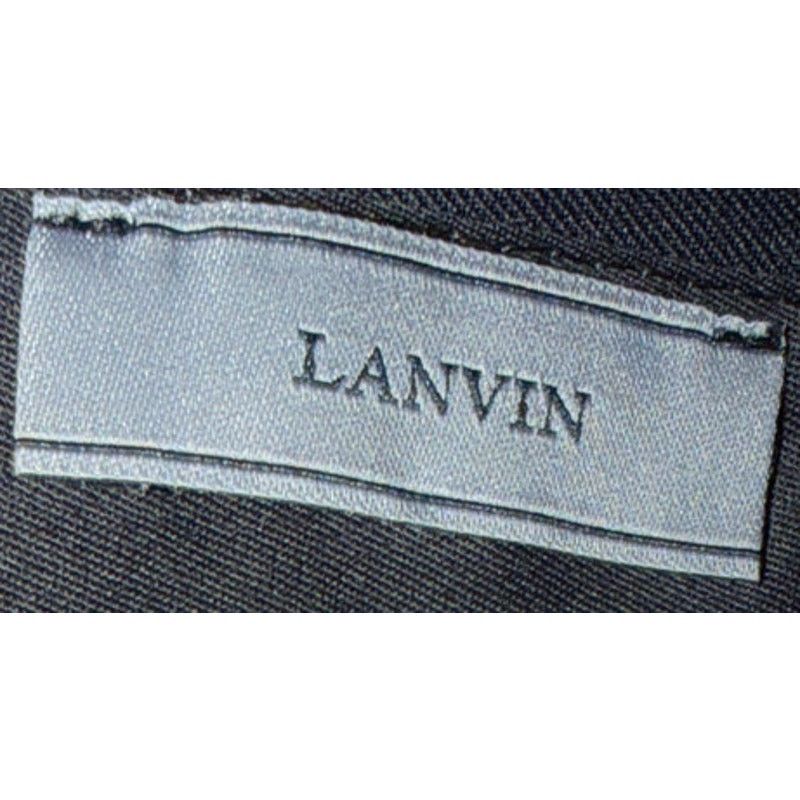Lanvin Lanvin Navy Wool Dress Pants Size US 32 / EU 48 - 3 Thumbnail