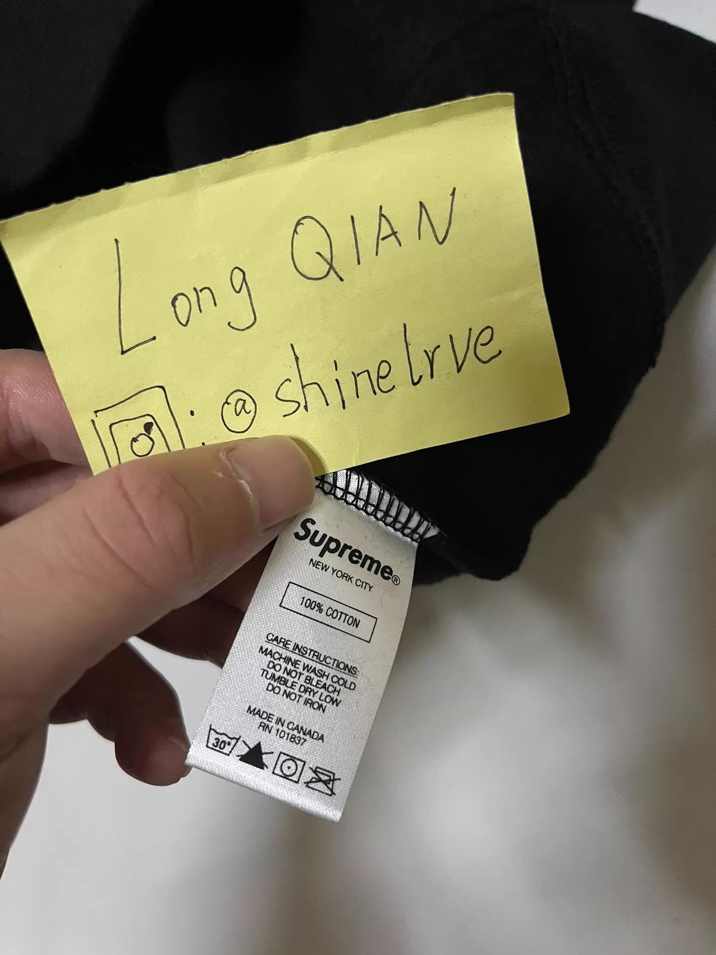 Supreme Supreme hoodie black S new with tags Size US S / EU 44-46 / 1 - 5 Thumbnail