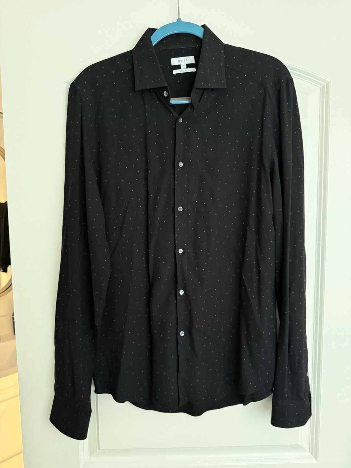Reiss Reiss Polka Dot Button Down Size US M / EU 48-50 / 2 - 1 Thumbnail