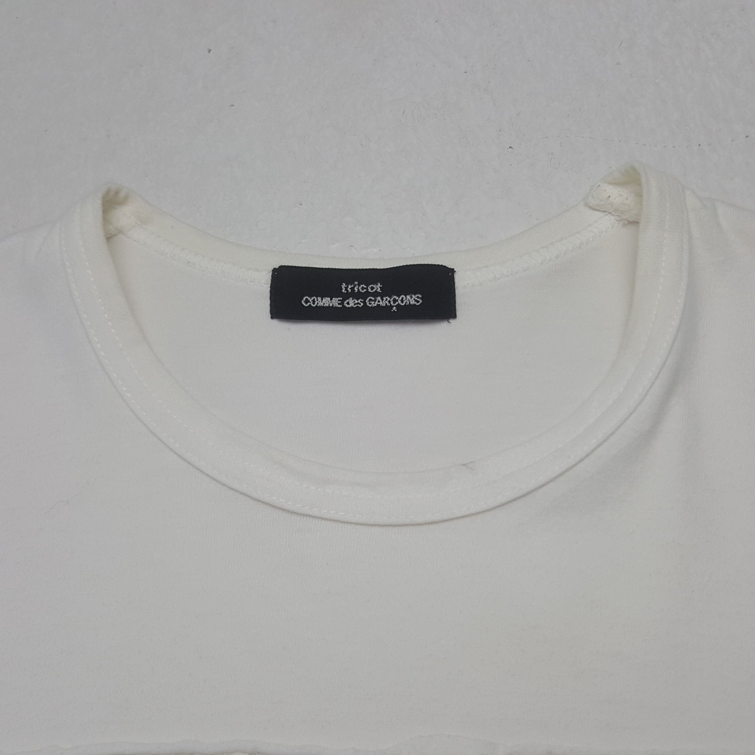 Comme des Garcons Vintage Comme des Garcons Sleeve Less Tshirt C301N51 Size S / US 4 / IT 40 - 4 Thumbnail