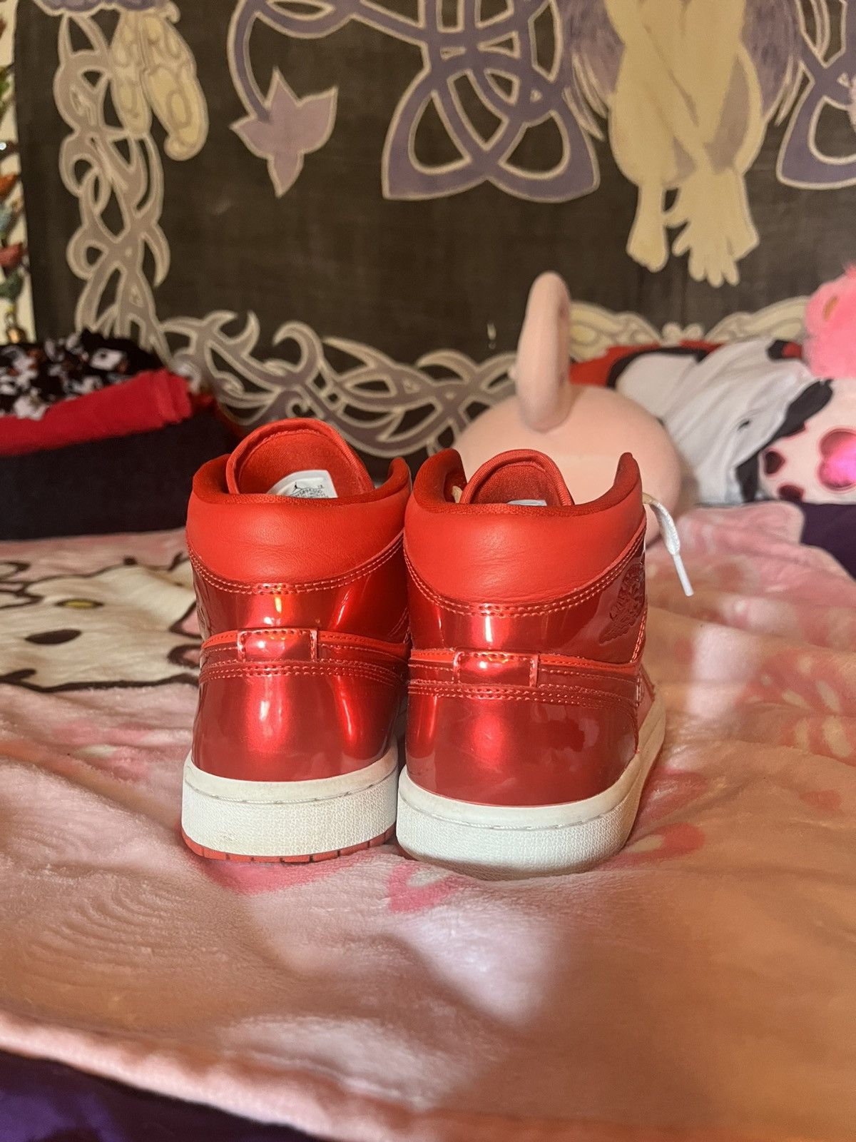 Nike pomegranate jordan 1 high Size US 8.5 / IT 38.5 - 2 Thumbnail