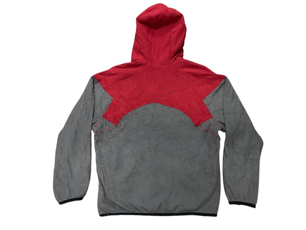 Nike × Vintage 2000s NIKE REVERSIBLE NYLON/FLEECE HOODIE ZIPPER JACKET Size US M / EU 48-50 / 2 - 5 Thumbnail