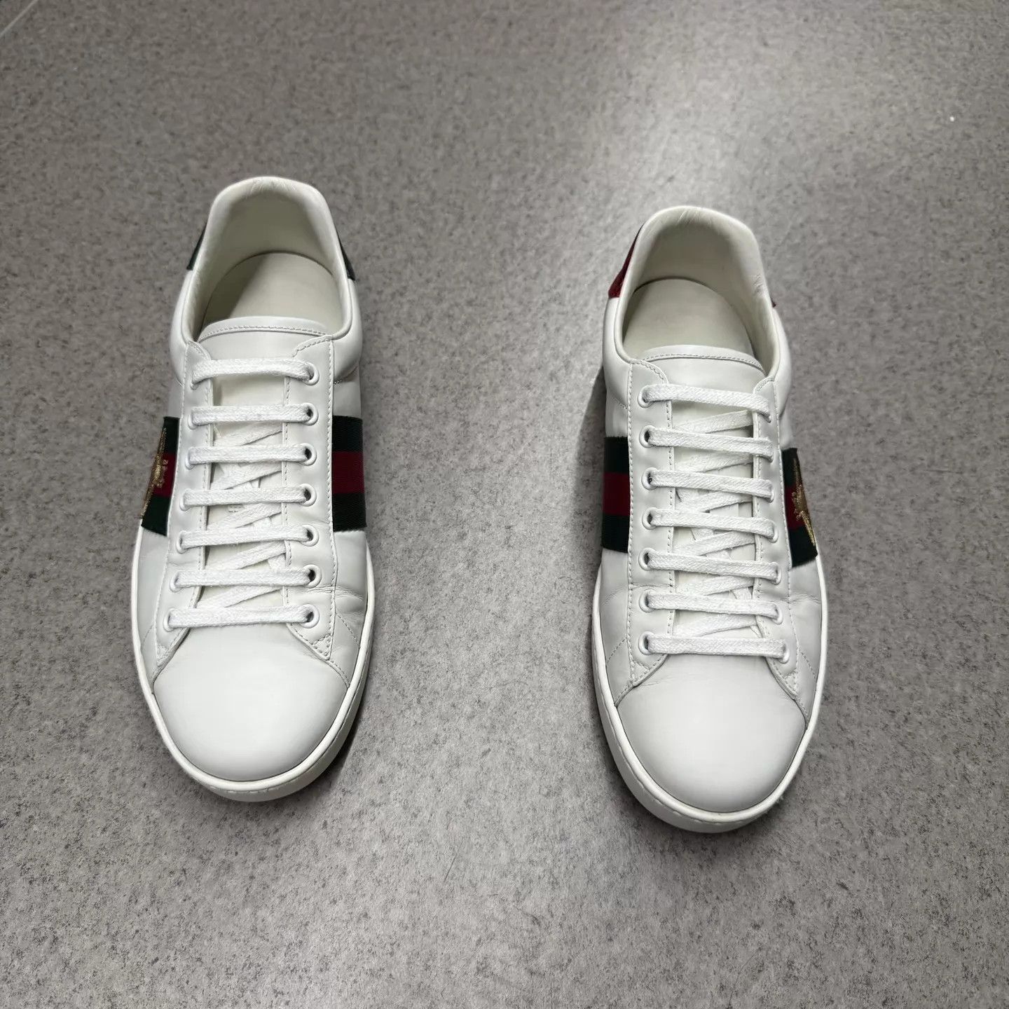 Gucci Gucci ACE White Bee Embroidered Sneaker 8.5 Size US 9.5 / EU 42-43 - 8 Thumbnail