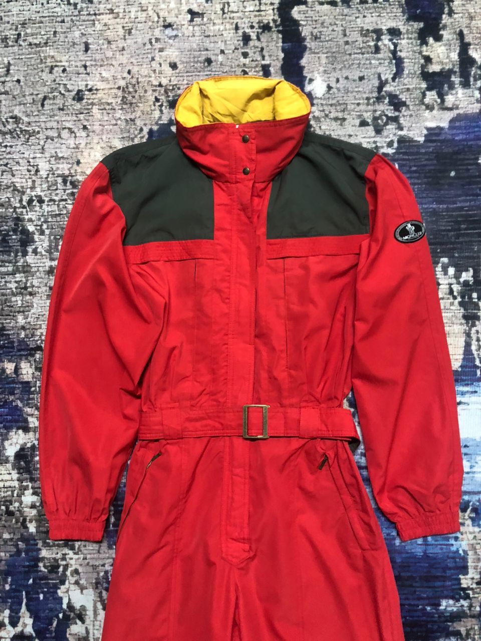 Vintage Moncler x Asics Polyester Overalls Waist Strength