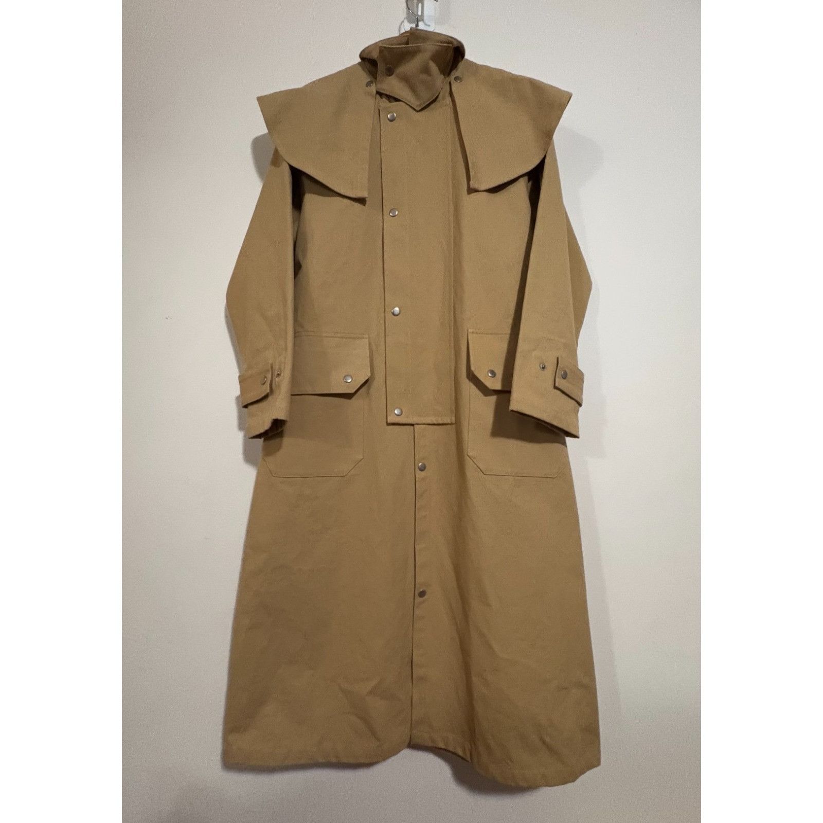 Sea New York Sea New York workwear canvas Cape Trench coat one size color Size ONE SIZE - 1 Thumbnail