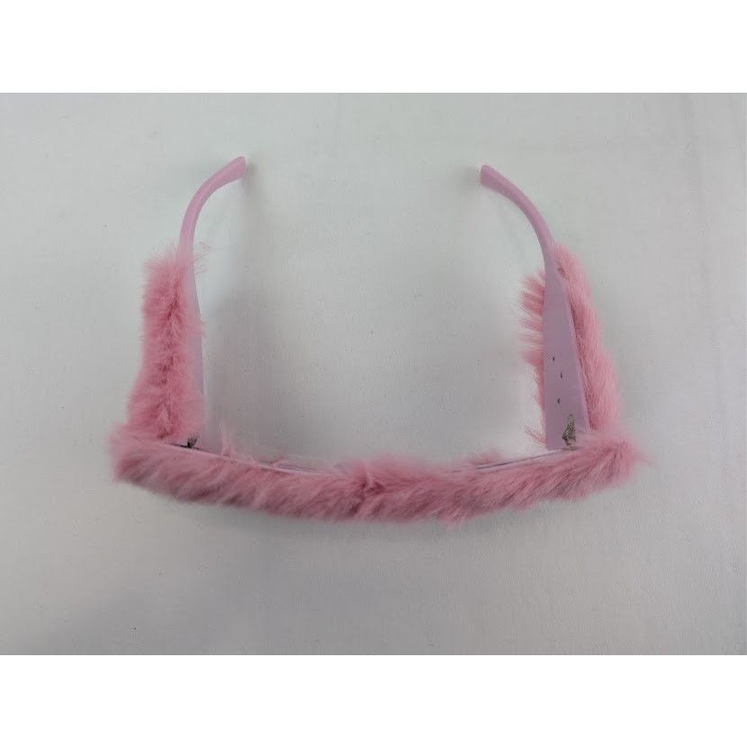 Balenciaga o1rshd1 Size: OS / Furry Sunglasses in Pink Size ONE SIZE - 4 Thumbnail