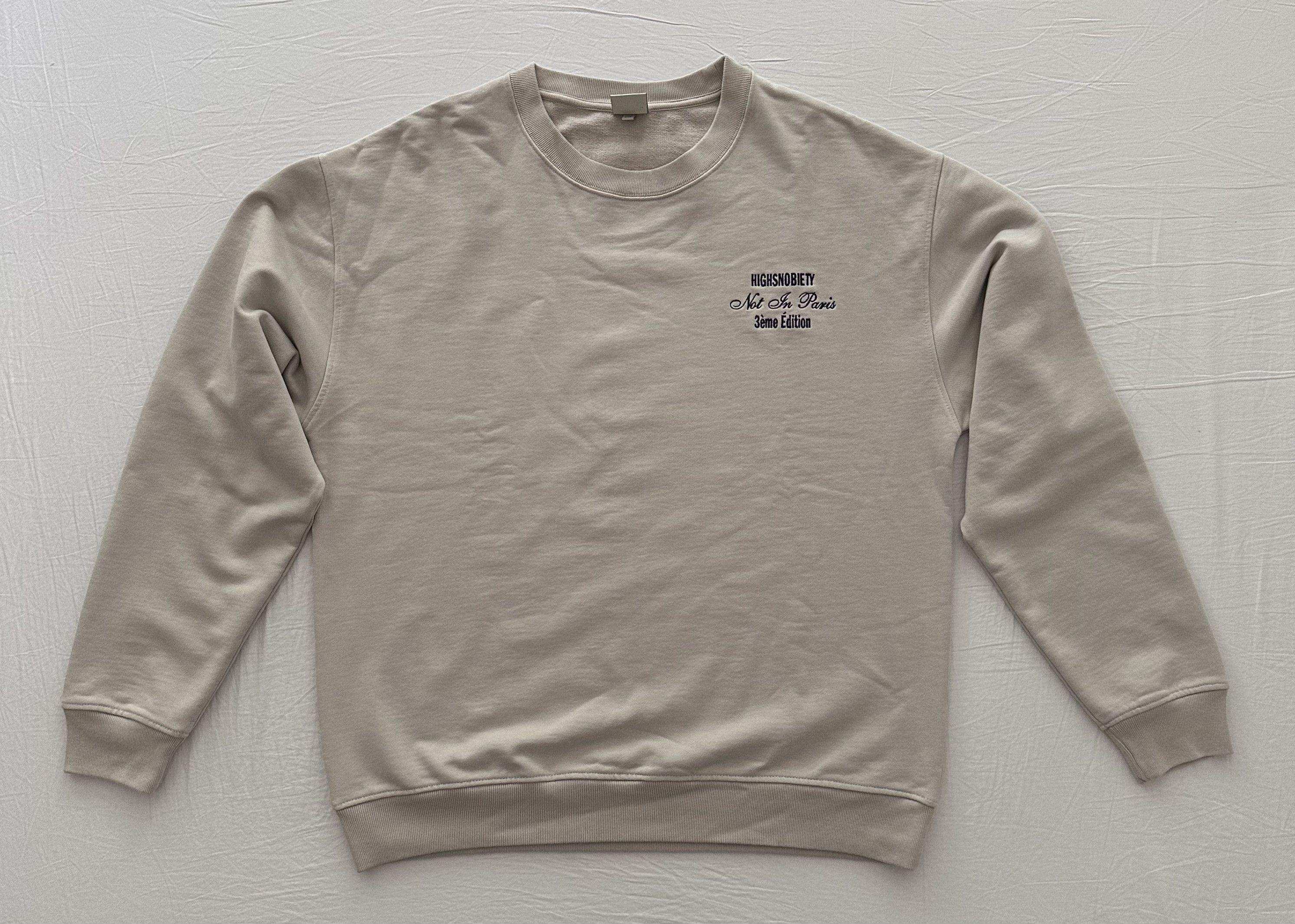 Highsnobiety Highsnobiety Not in Paris 3 Crewneck Size US XXL / EU 58 / 5 - 1 Thumbnail