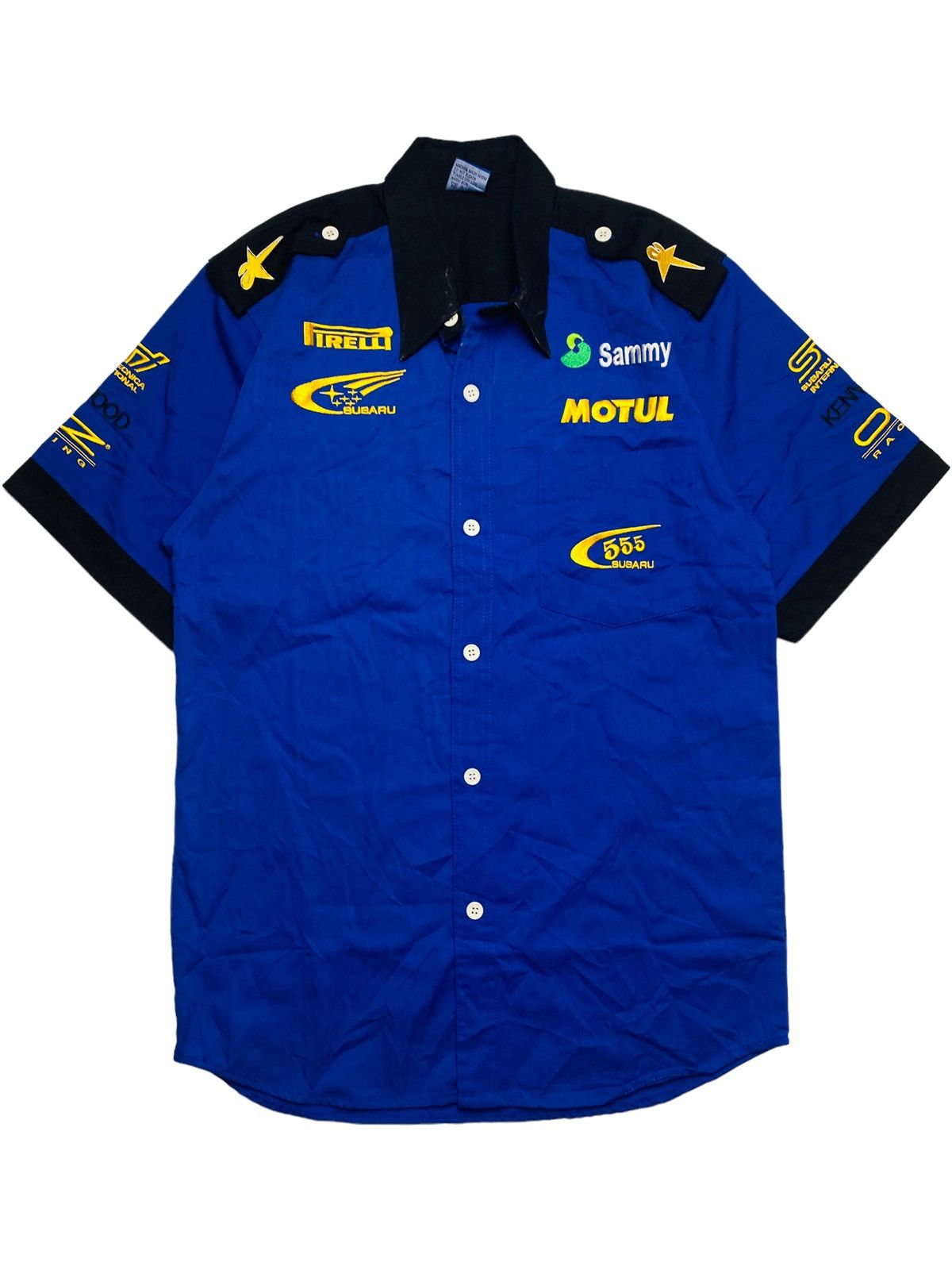 Japanese Brand 2000s Subaru - Subaru World Rally Team Mechanic Shirt Size US M / EU 48-50 / 2 - 2 Thumbnail