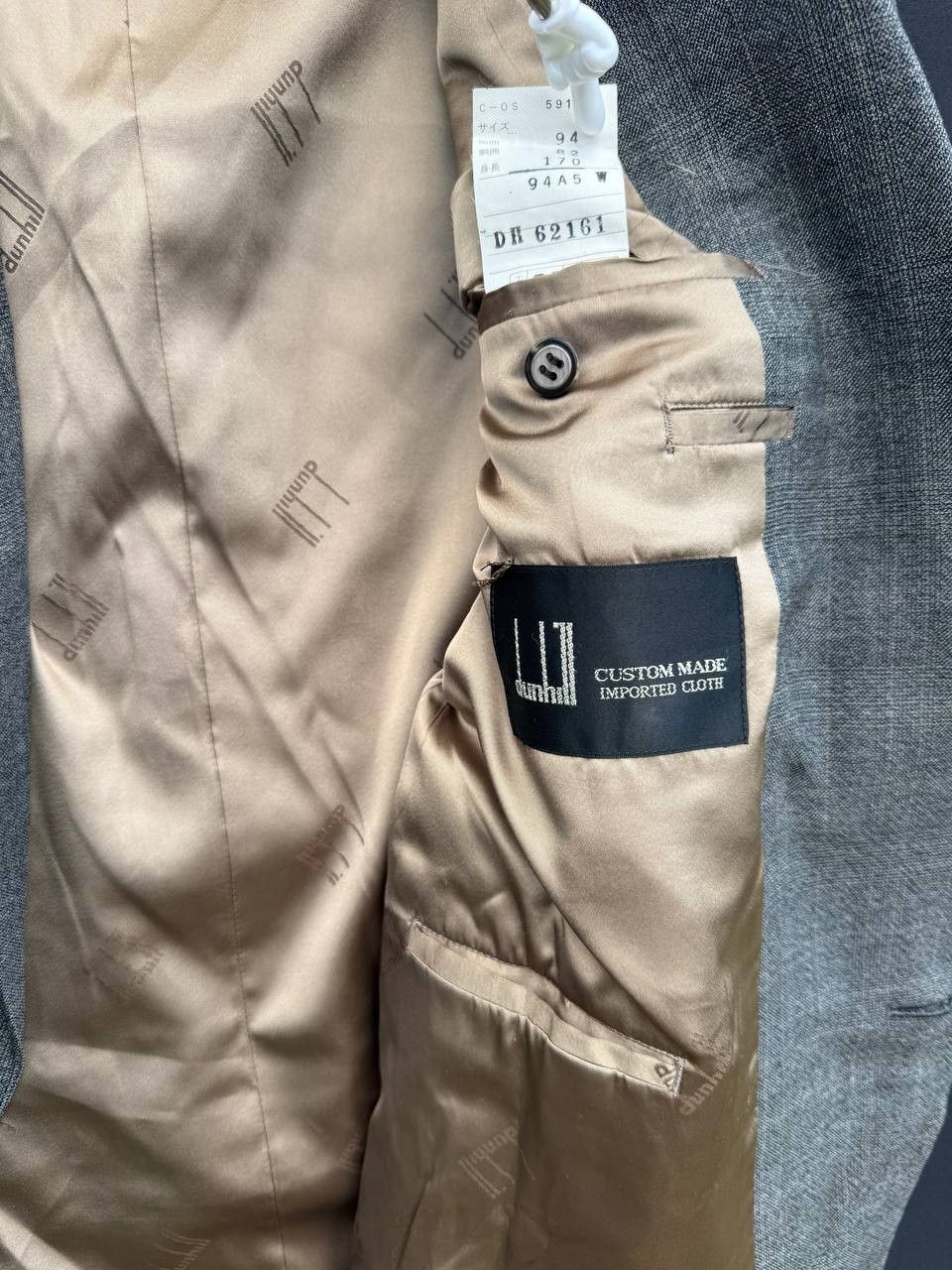 Alfred Dunhill Alfred Dunhill Custom Made Double Breasted Suit Size 38R - 1 Thumbnail