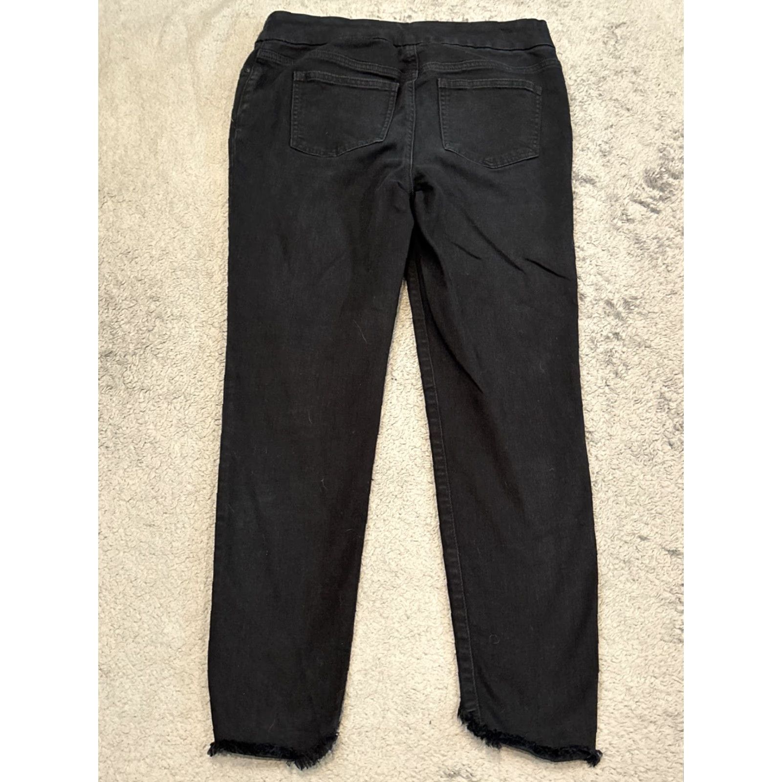 Vintage Chico's Pull On Jegging Ankle Jeans Size 0R Black Stretch City Denim Casual 5-Pocket Regular Womens Jeans Size 25" / US 0 / IT 36 - 6 Thumbnail