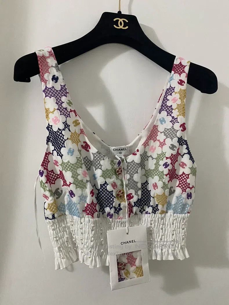 Chanel Chanel Spring and summer series of flowers and pearls with Size XS / US 0-2 / IT 36-38 - 1 Thumbnail
