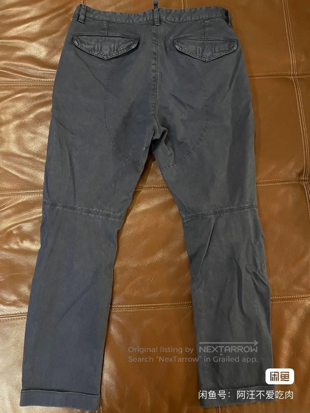 Dsquared2 dsquared2 deep blue motorcycle pants. Size US 31 - 2 Thumbnail