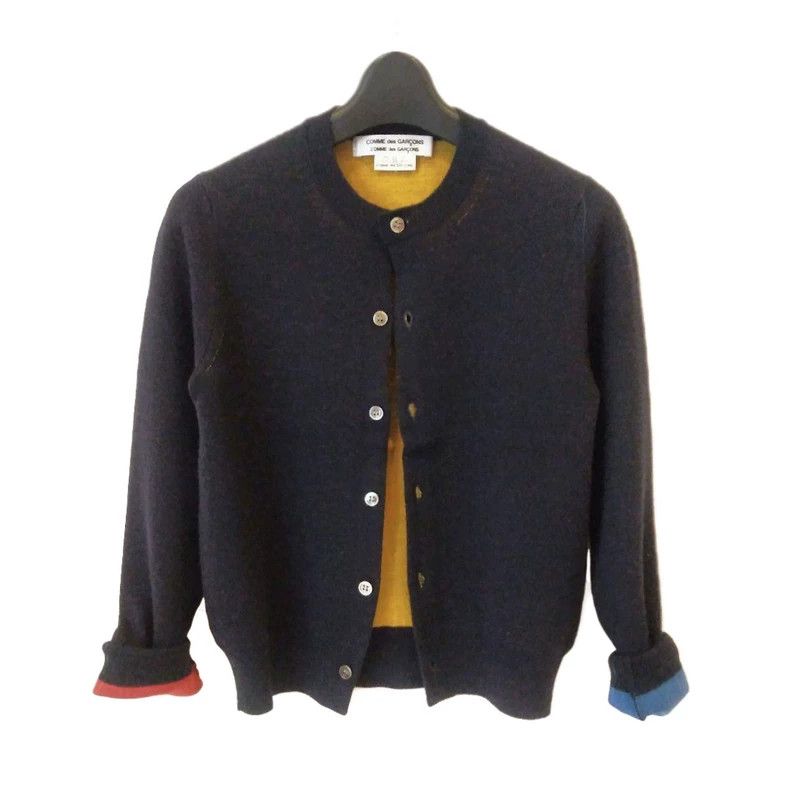 Comme des Garcons Comme Des Garcons Colour matching blouse cardigan sweater Size XS / US 0-2 / IT 36-38 - 1 Thumbnail