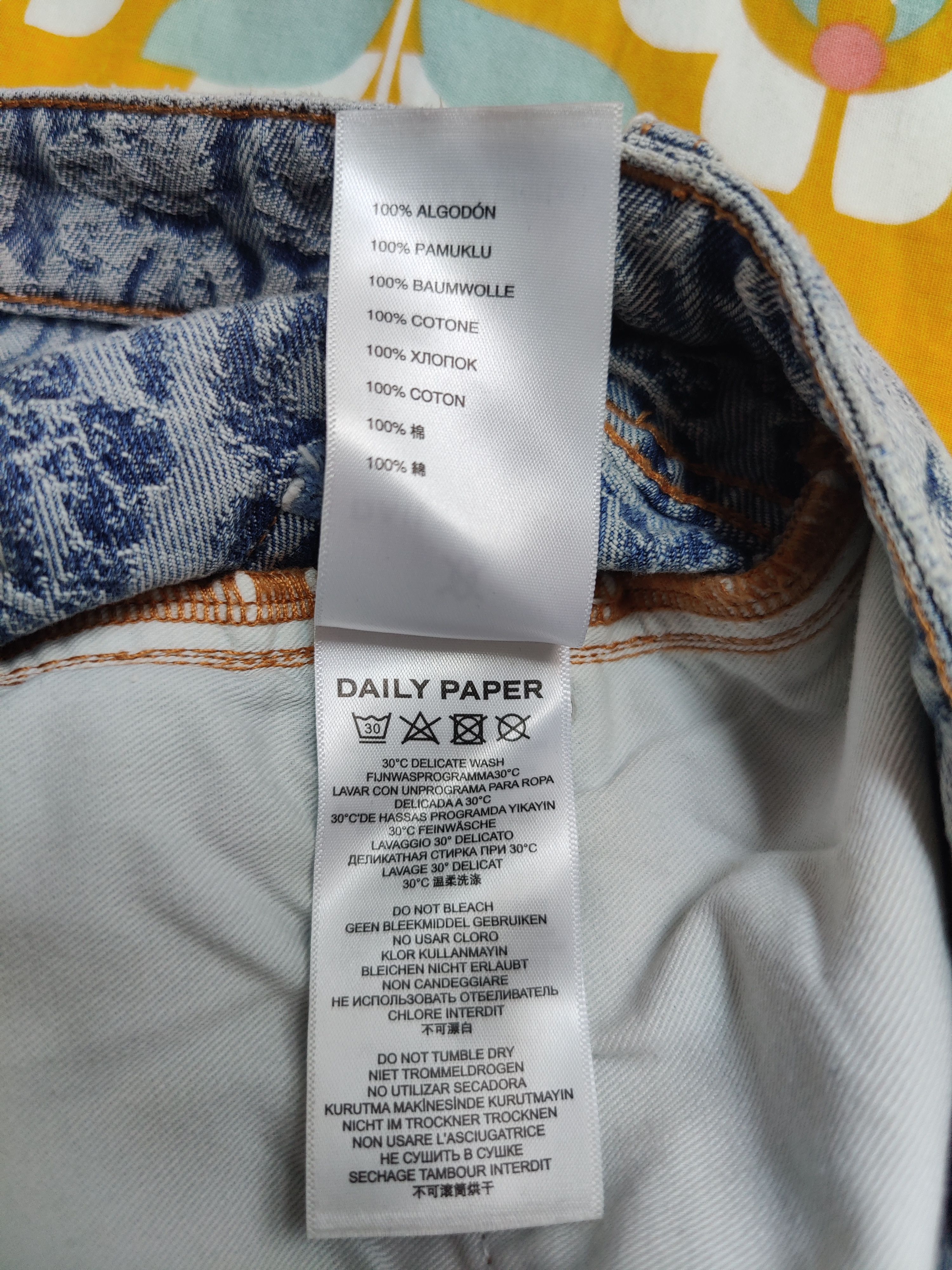 Daily Paper Settle Macrame Denim Pants Size US 32 / EU 48 - 13 Thumbnail